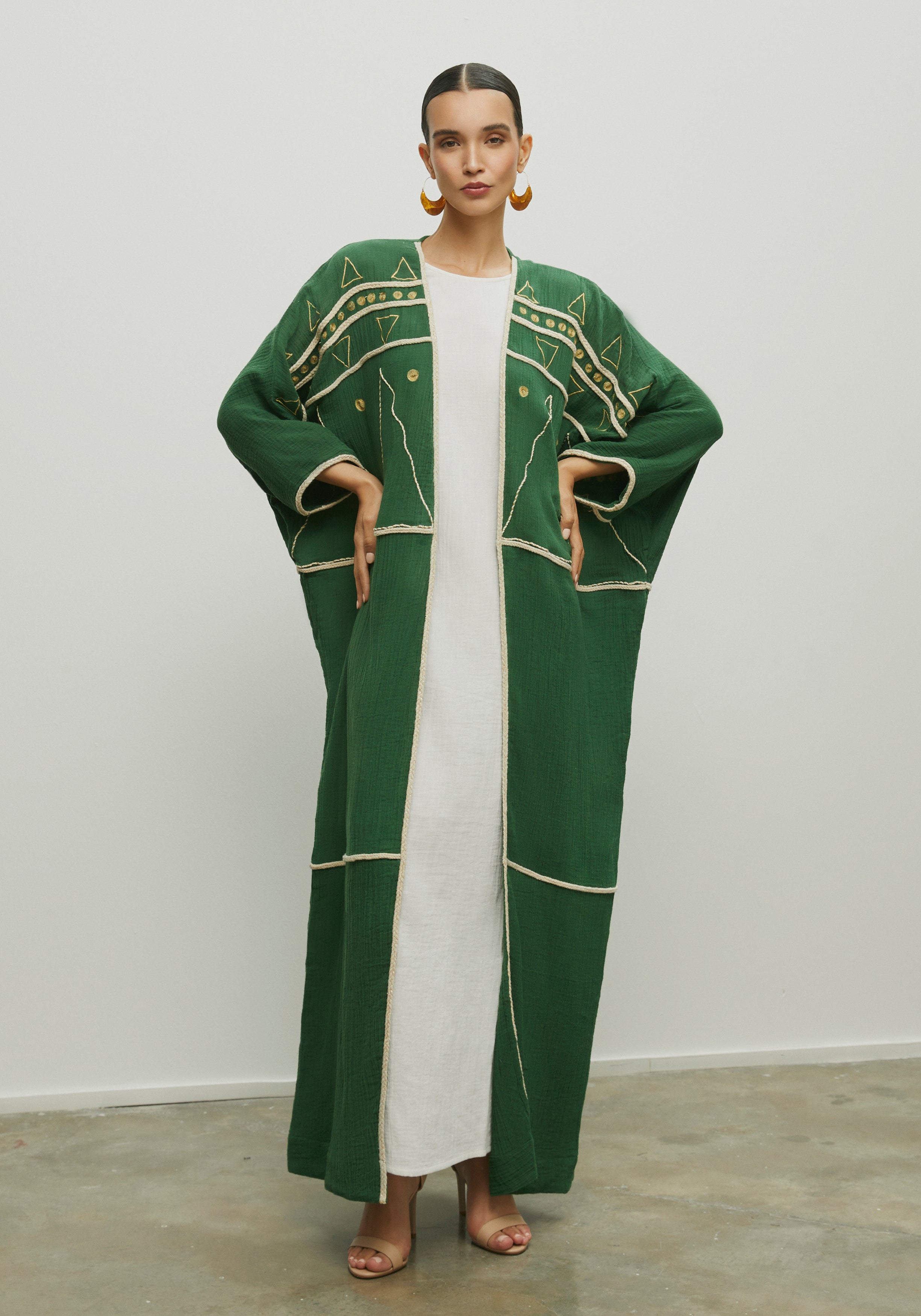 FOUNDING DAY GREEN ABAYA/SHAYLA