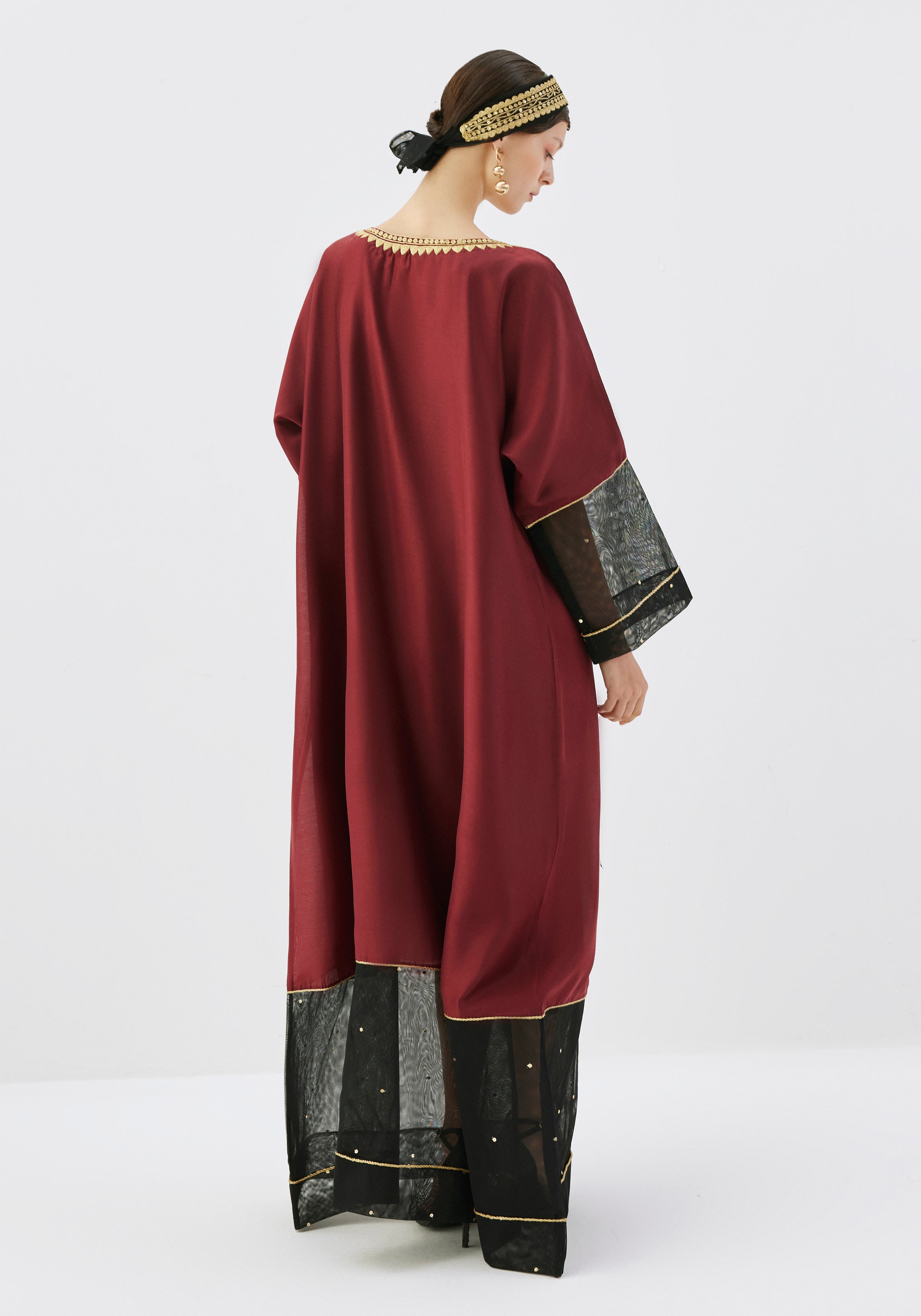 Founding Day Maroon Kaftan/Headband