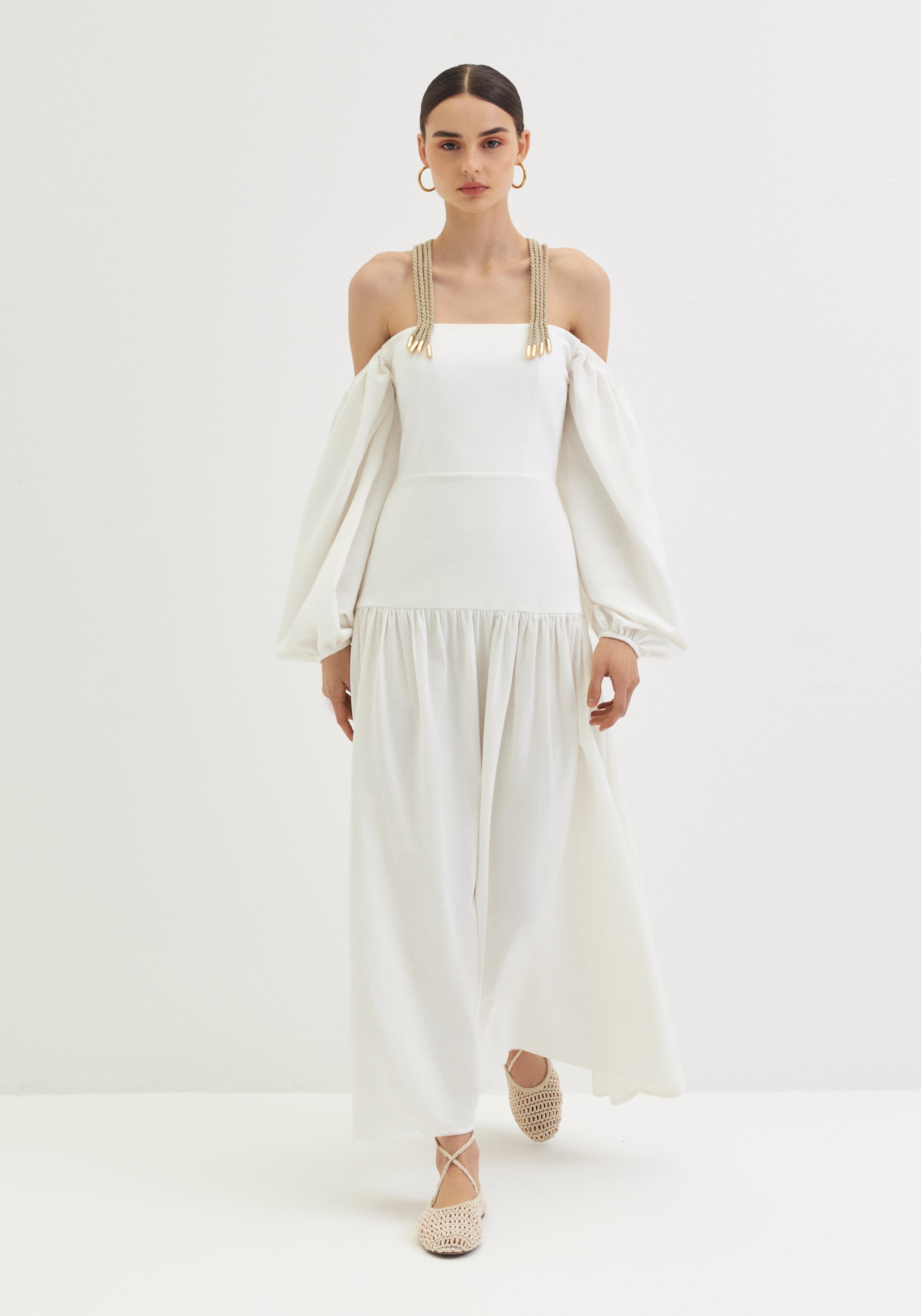 White Off Shoulder dress