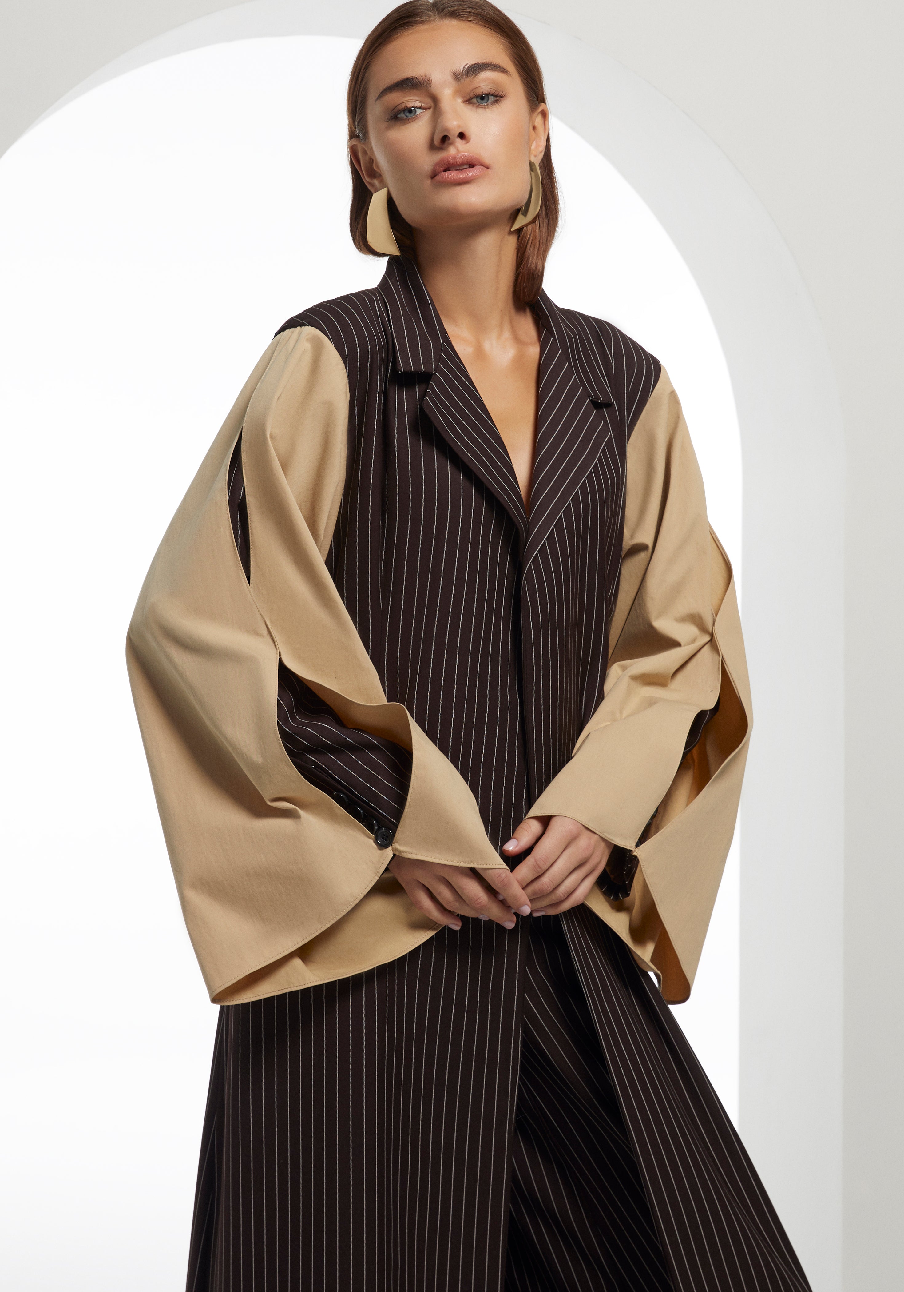 Pinstripe Coat