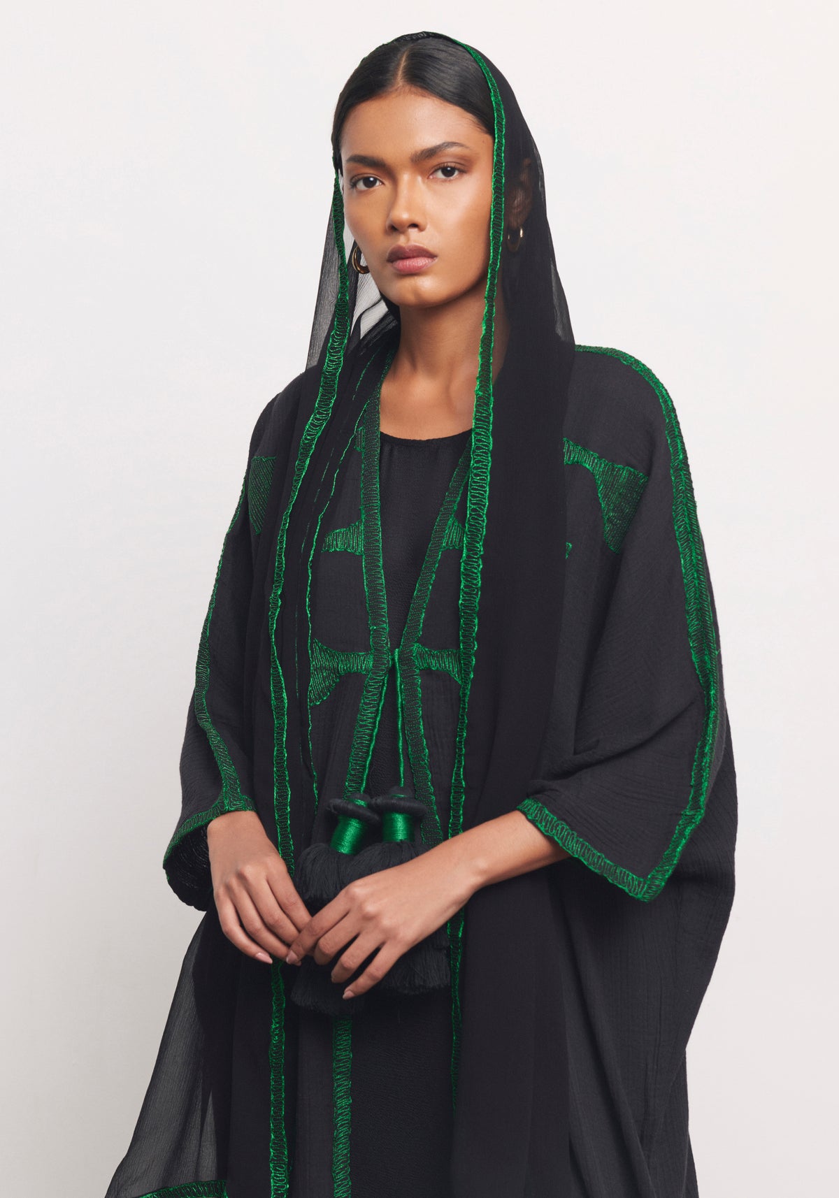 Tasseled Abaya & Shayla