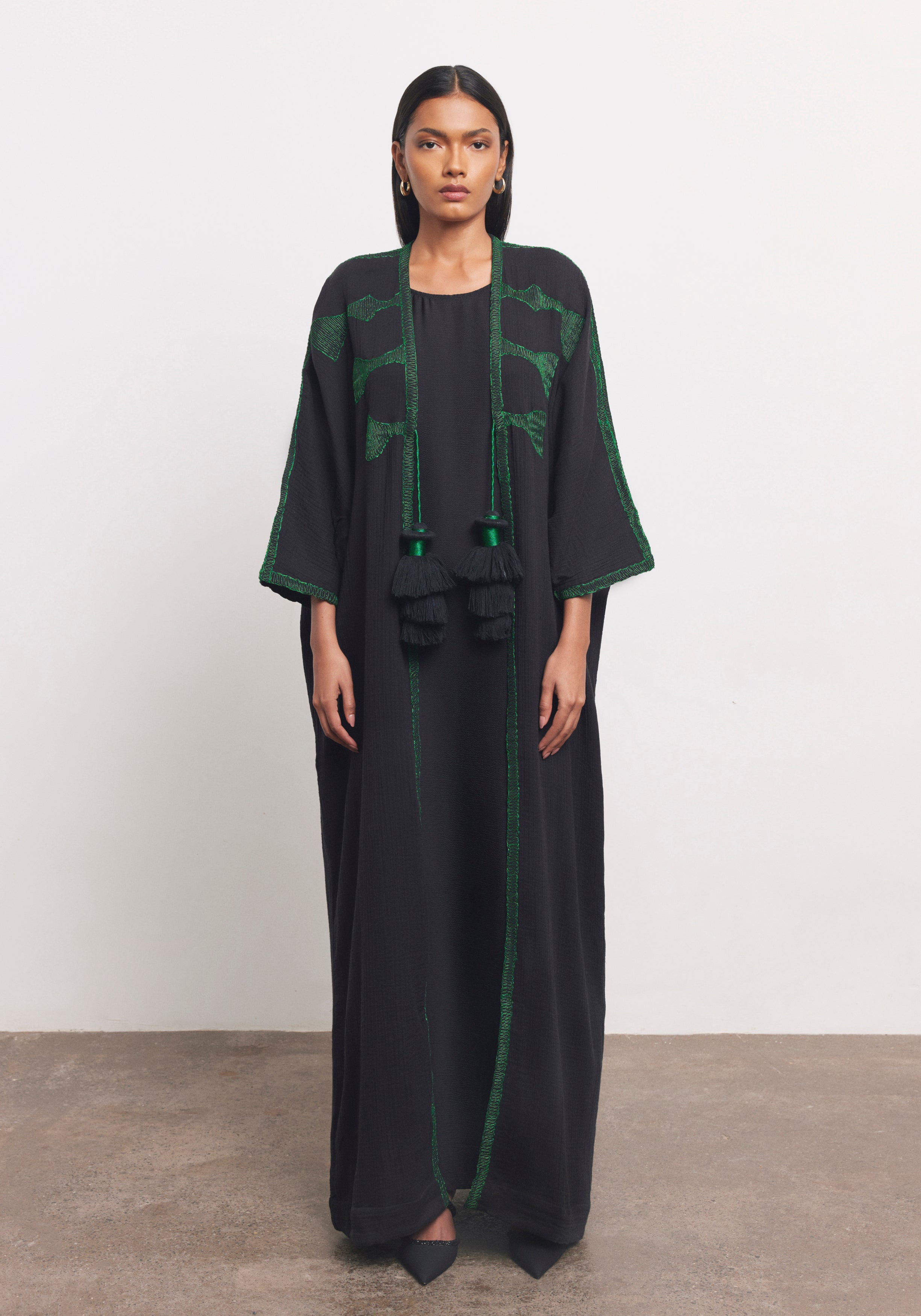 Tasseled Abaya & Shayla