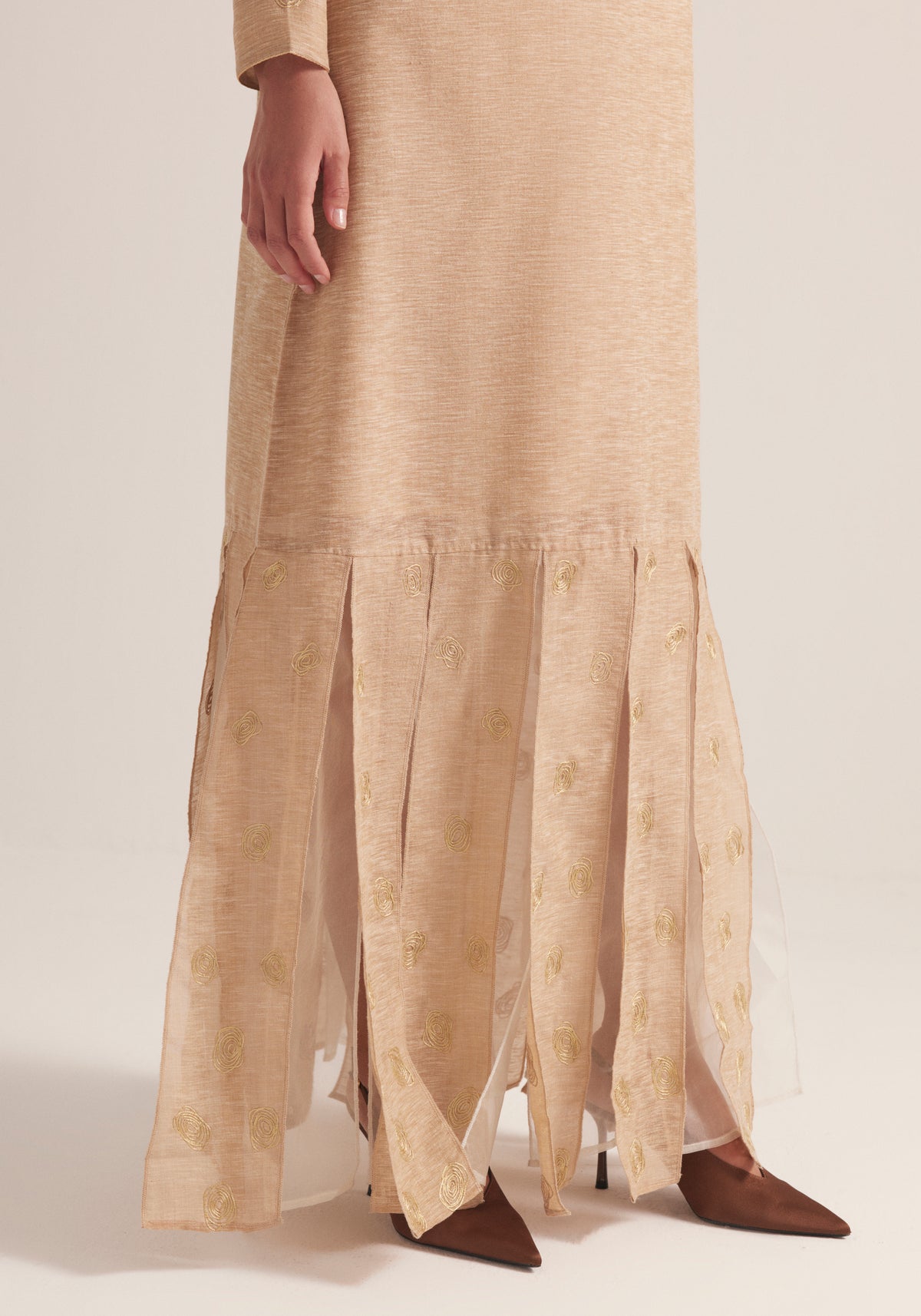 Beaj Kaftan with pleats