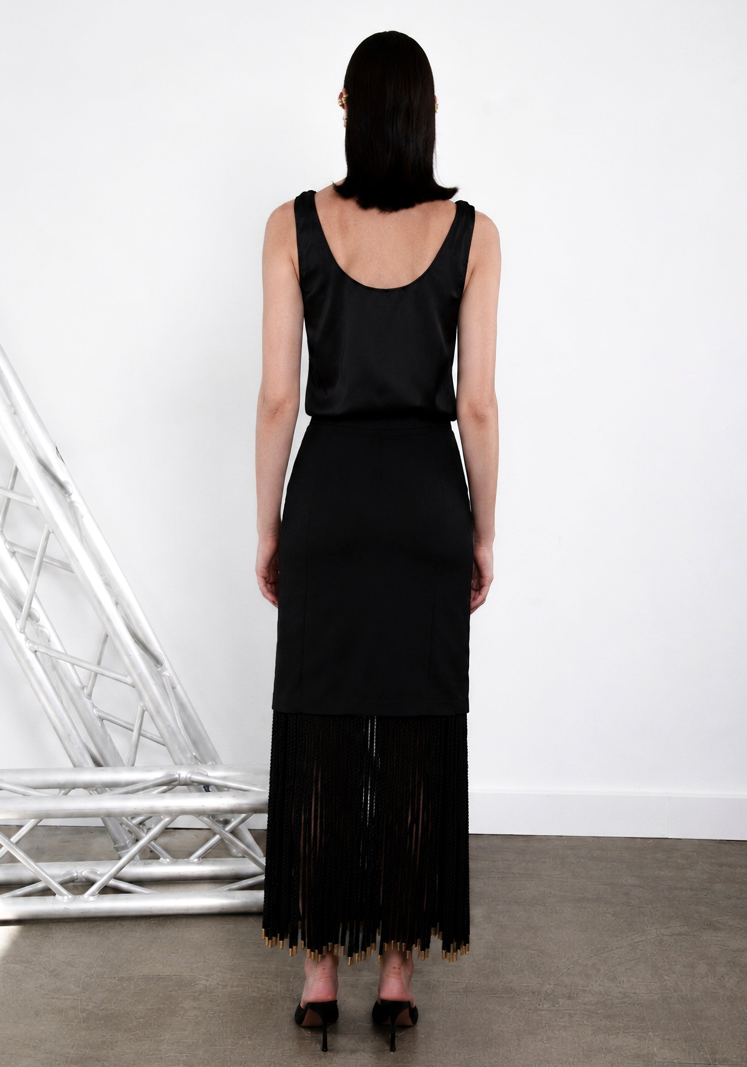 Sleeveless black Blouse