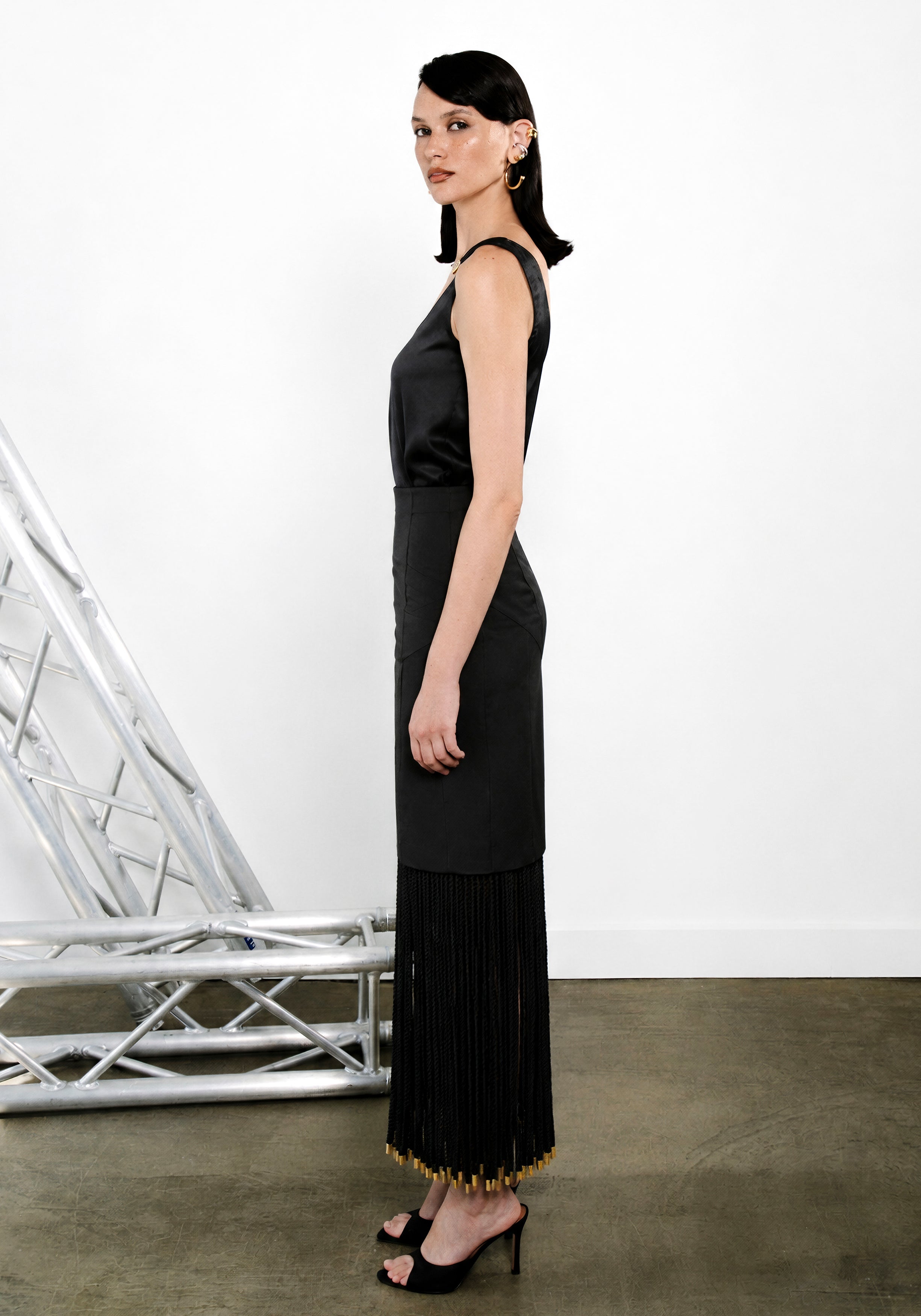 Sleeveless black Blouse