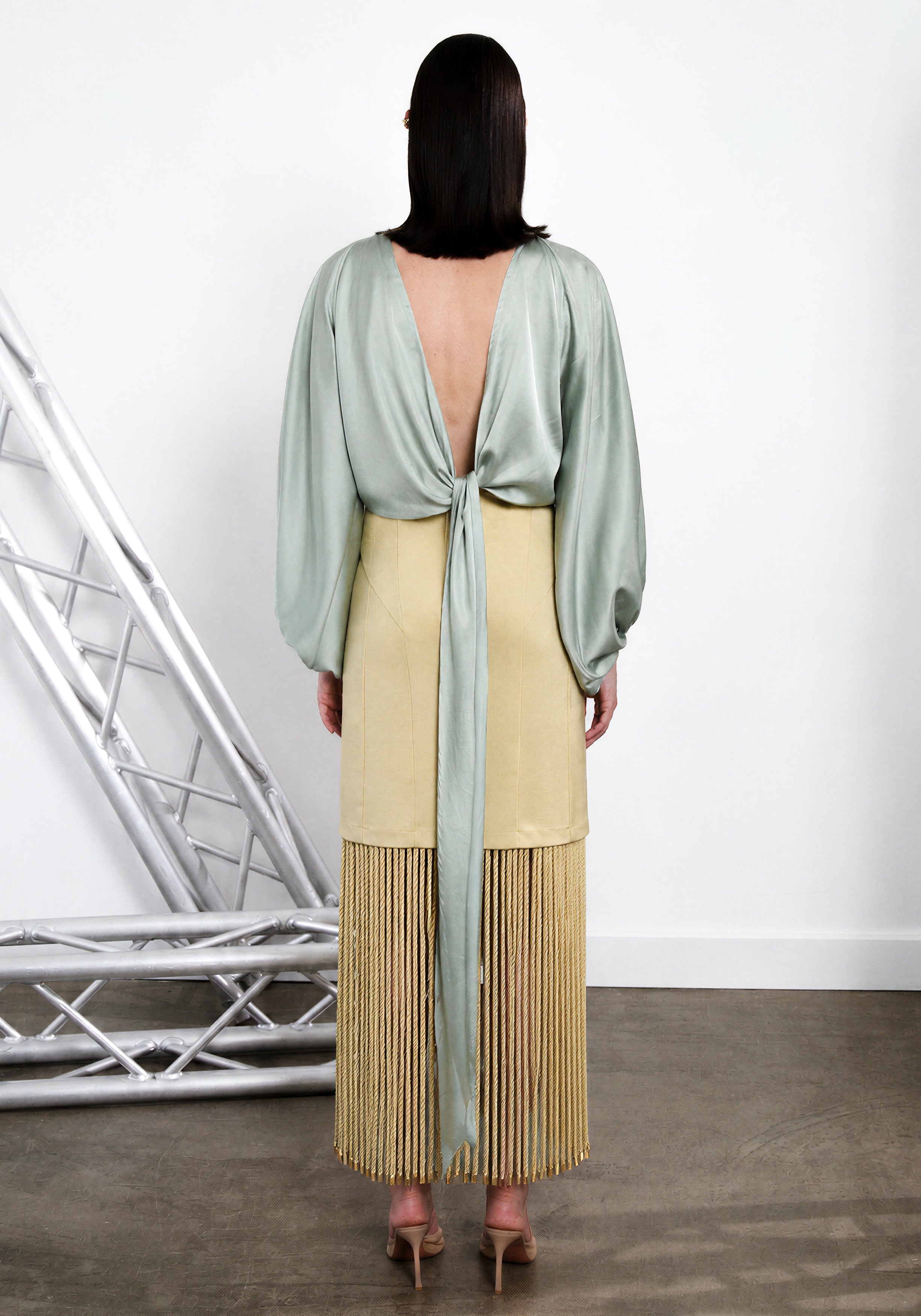 Mintgreen Wrap Blouse