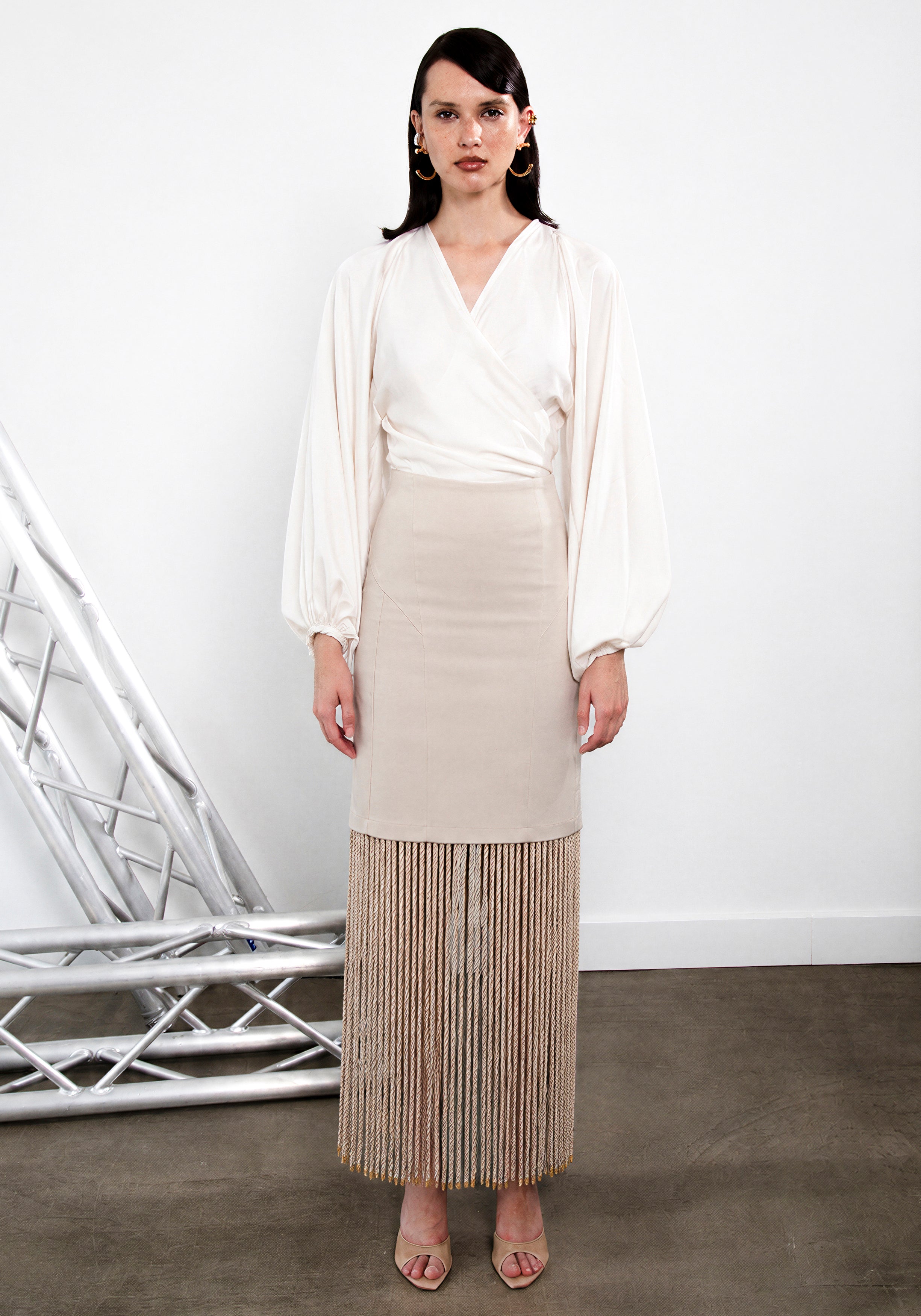 Light Beige Rope Skirt
