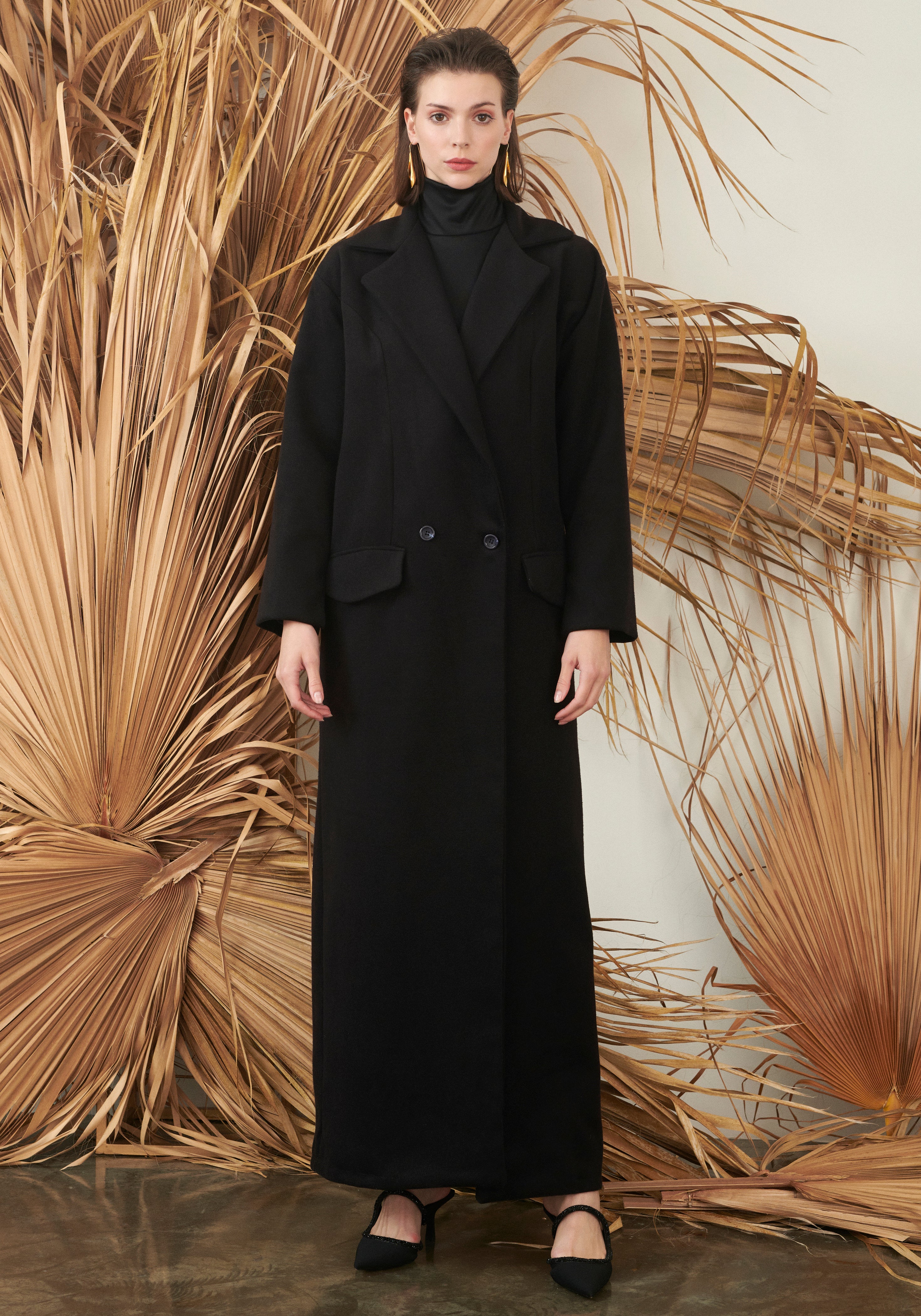 Tailored Black Coat
