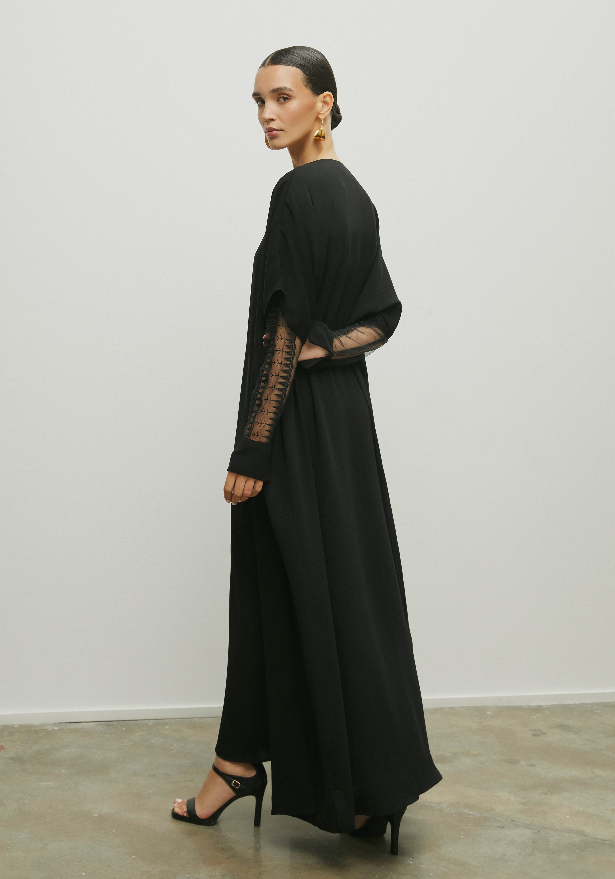 ASSIR BLACK ABAYA /SHAYLA