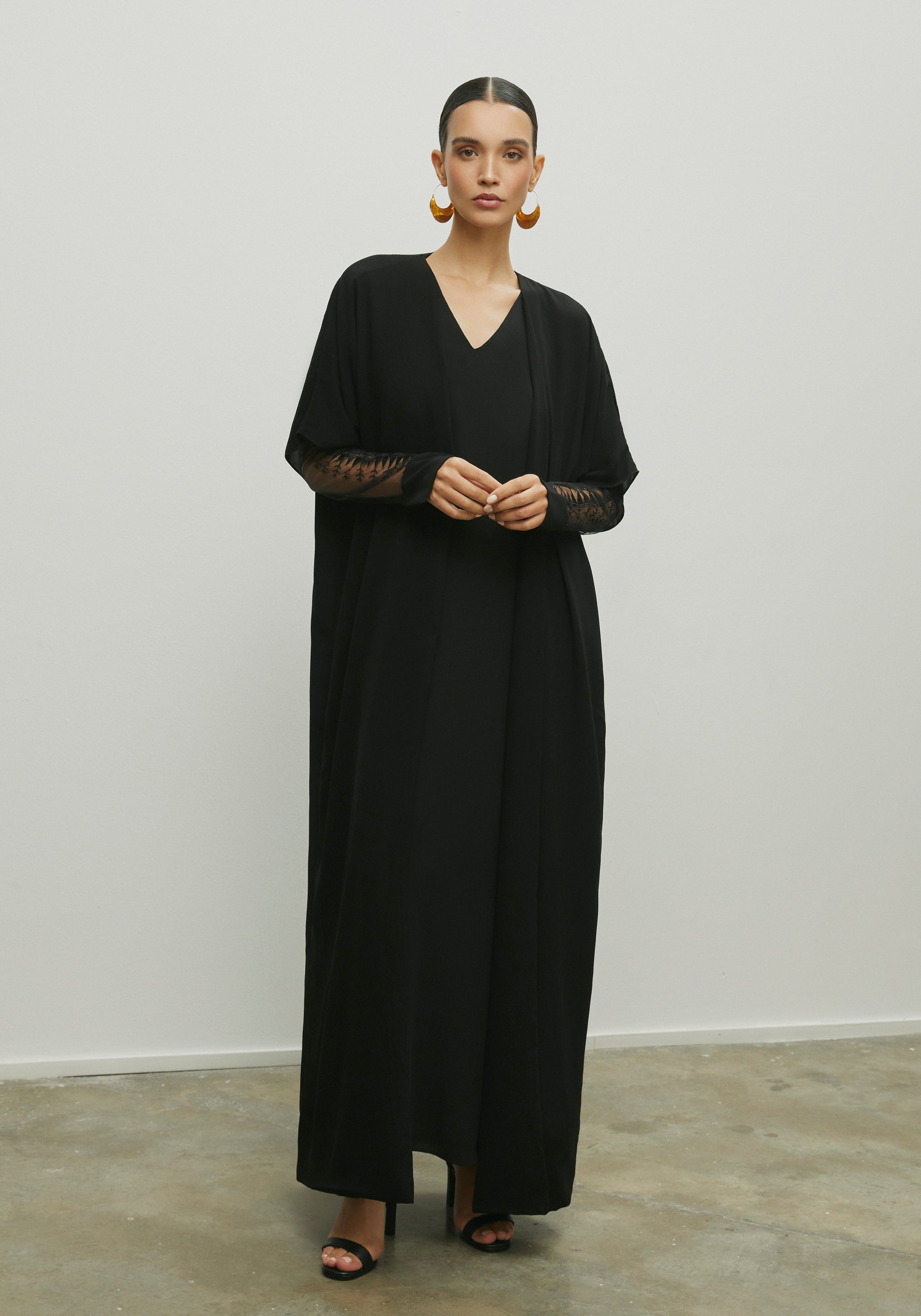 ASSIR BLACK ABAYA /SHAYLA