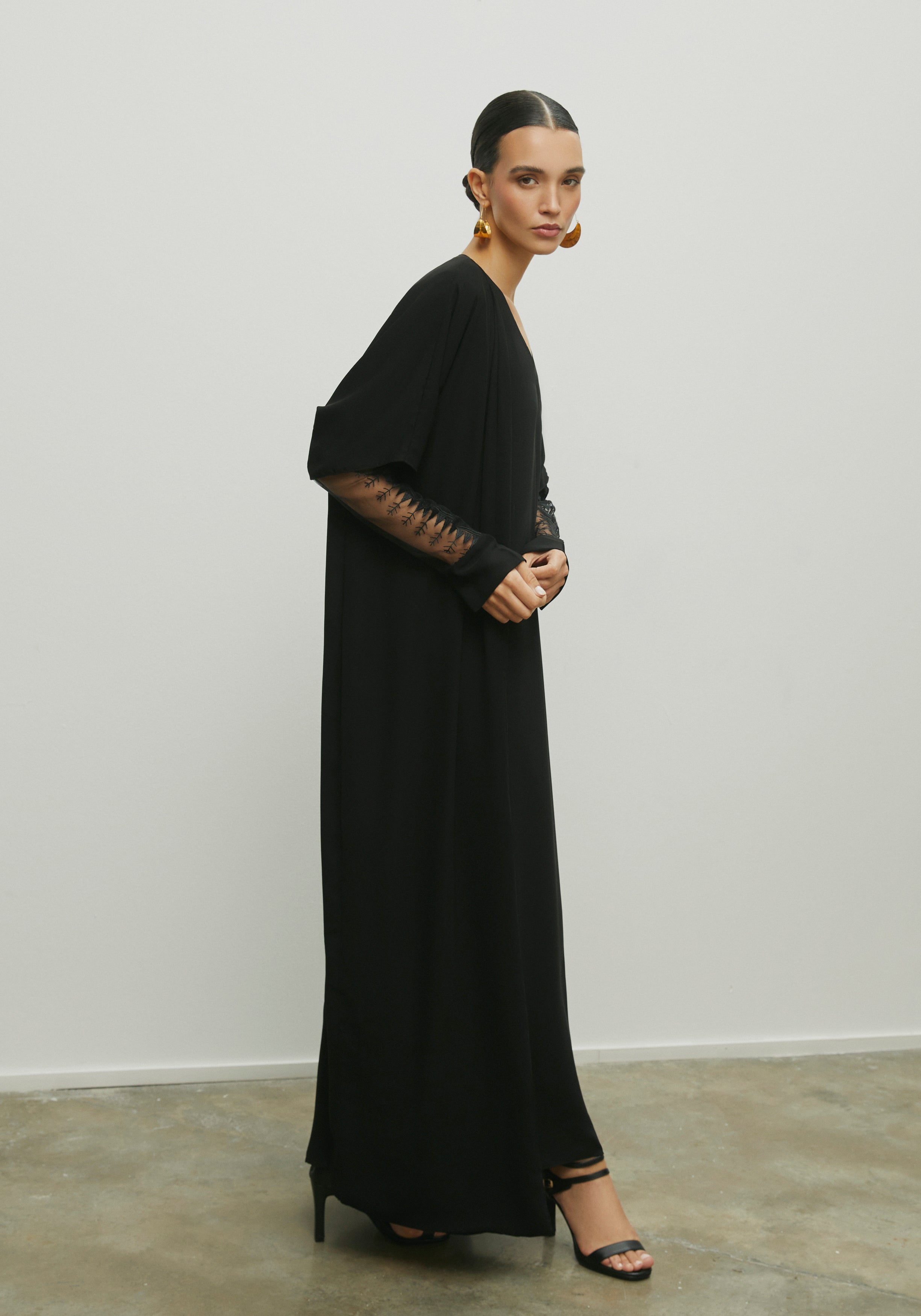 ASSIR BLACK ABAYA /SHAYLA