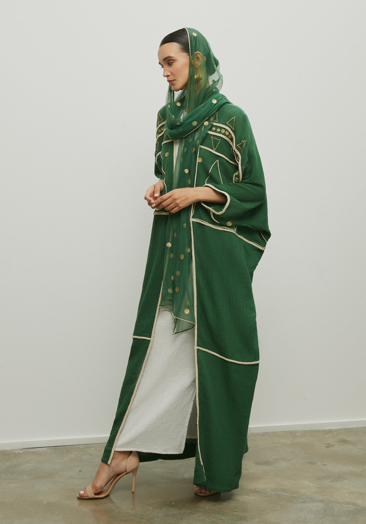 FOUNDING DAY GREEN ABAYA/SHAYLA