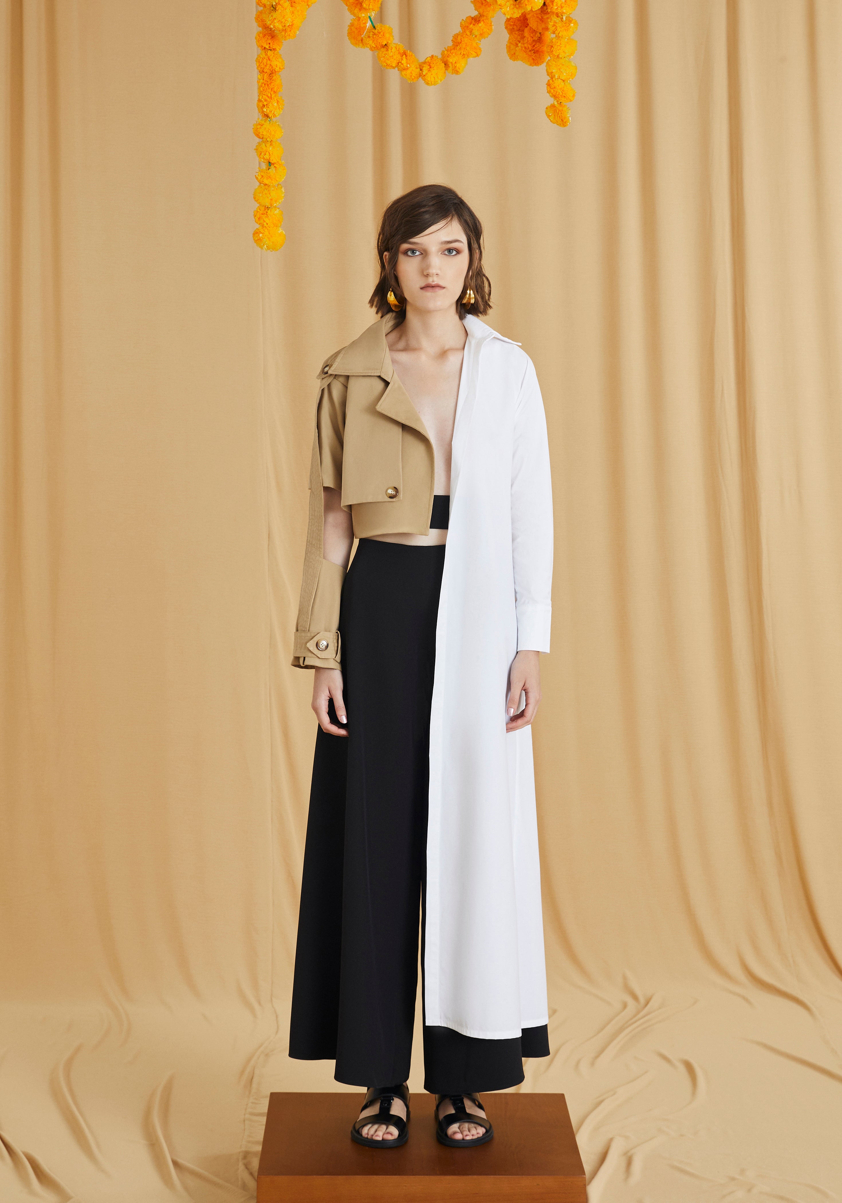 Assymteric Trench-Shirt