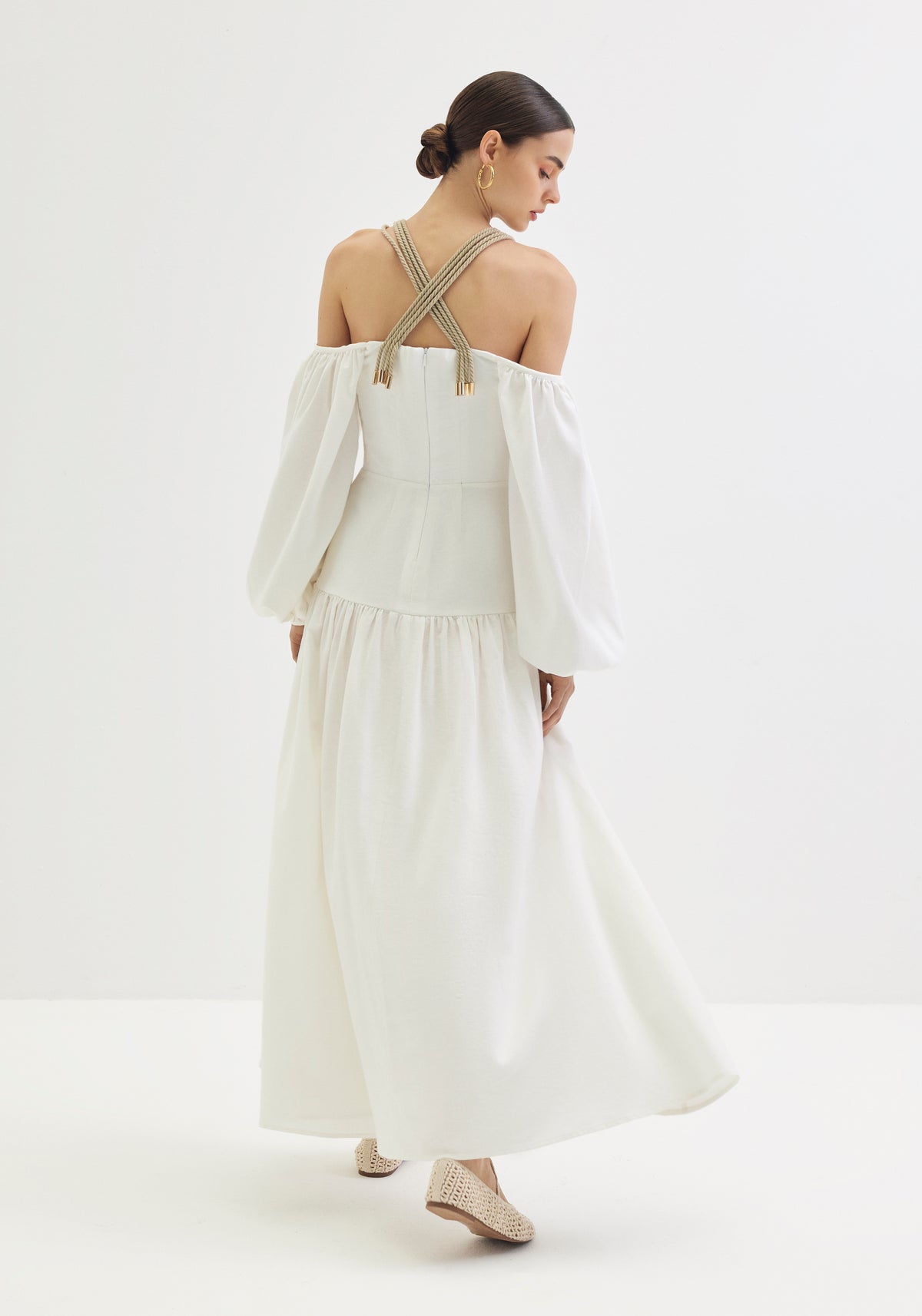 White Off Shoulder dress