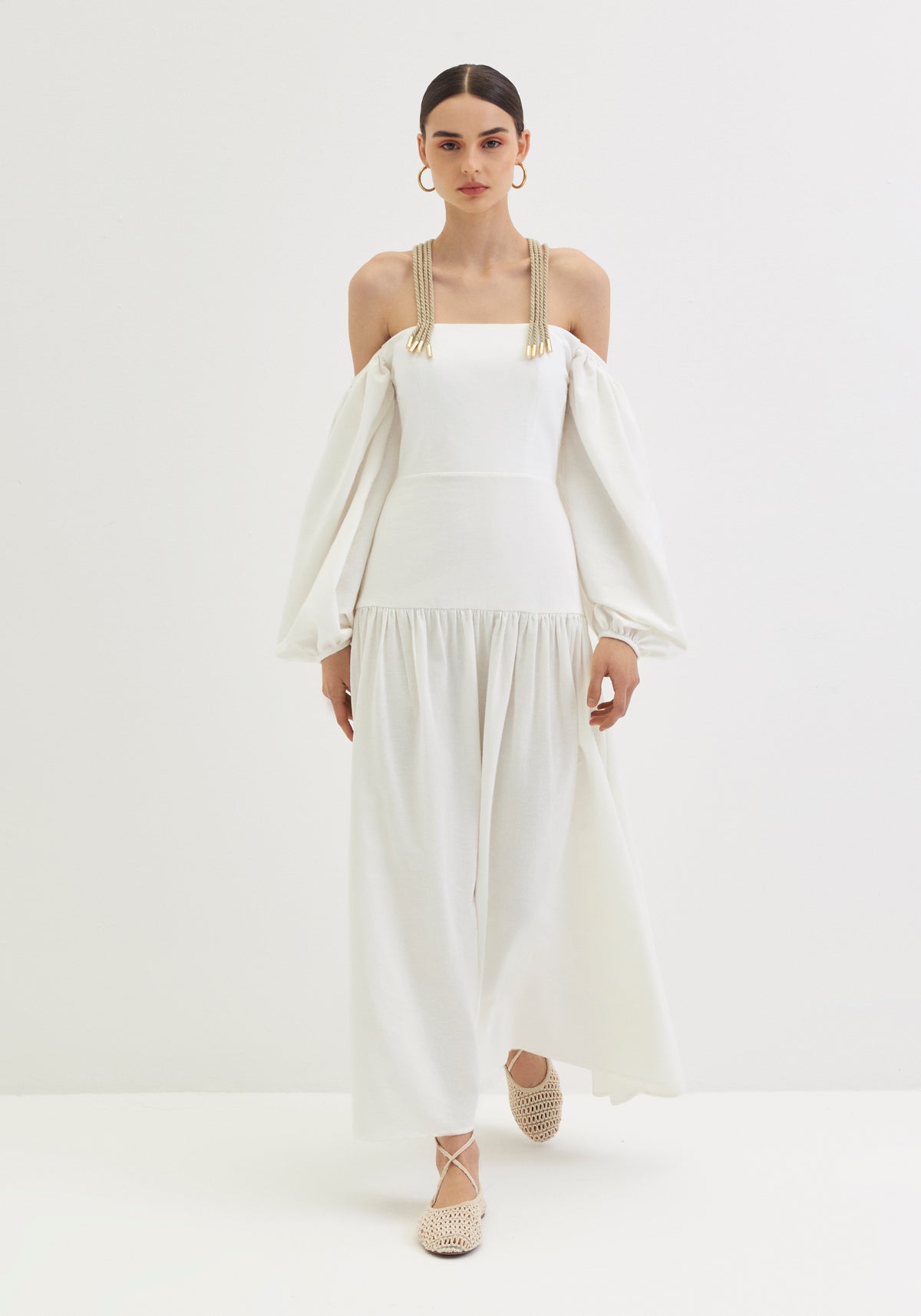 White Off Shoulder dress