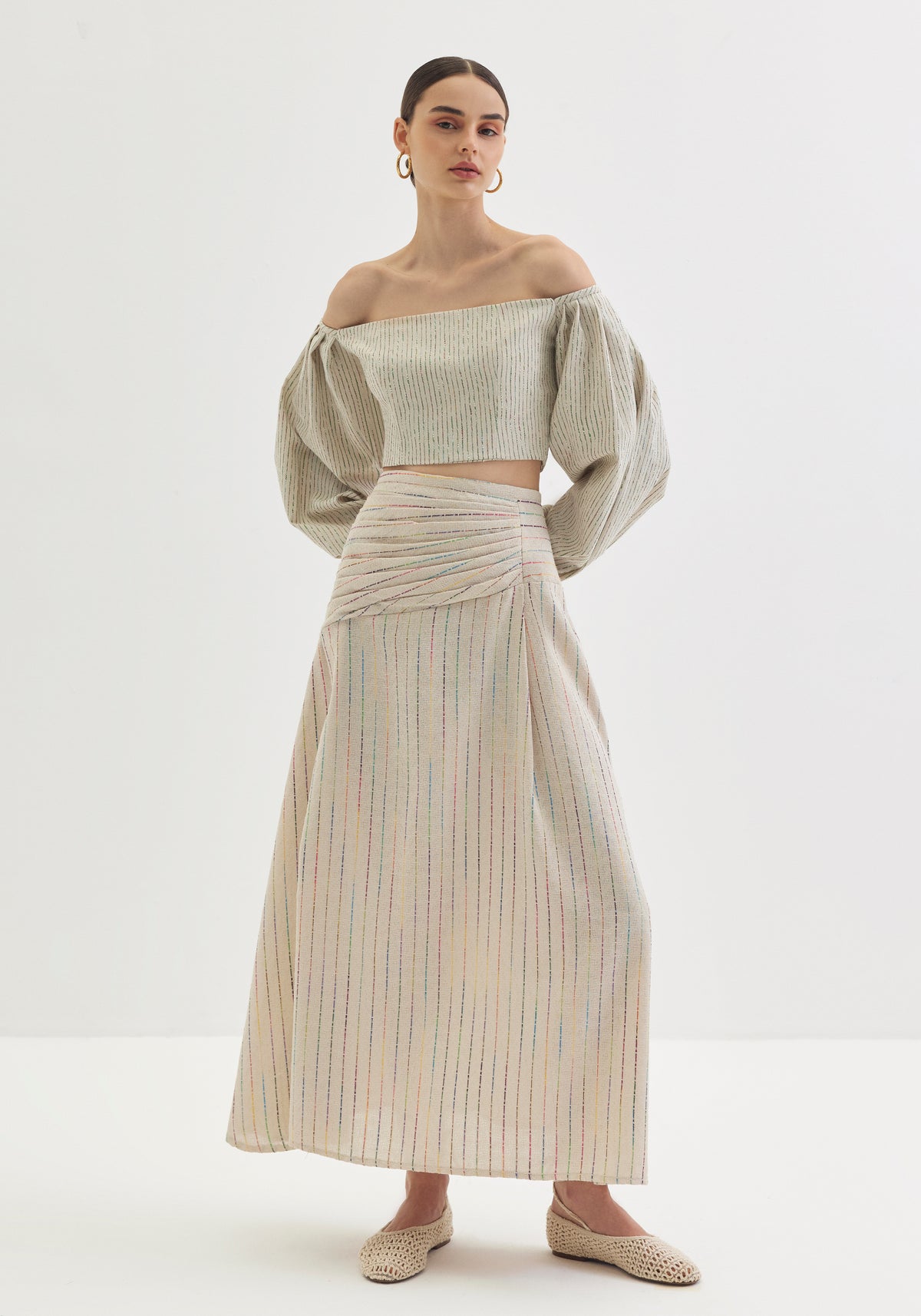 Cropped Off-Shoulder Top
