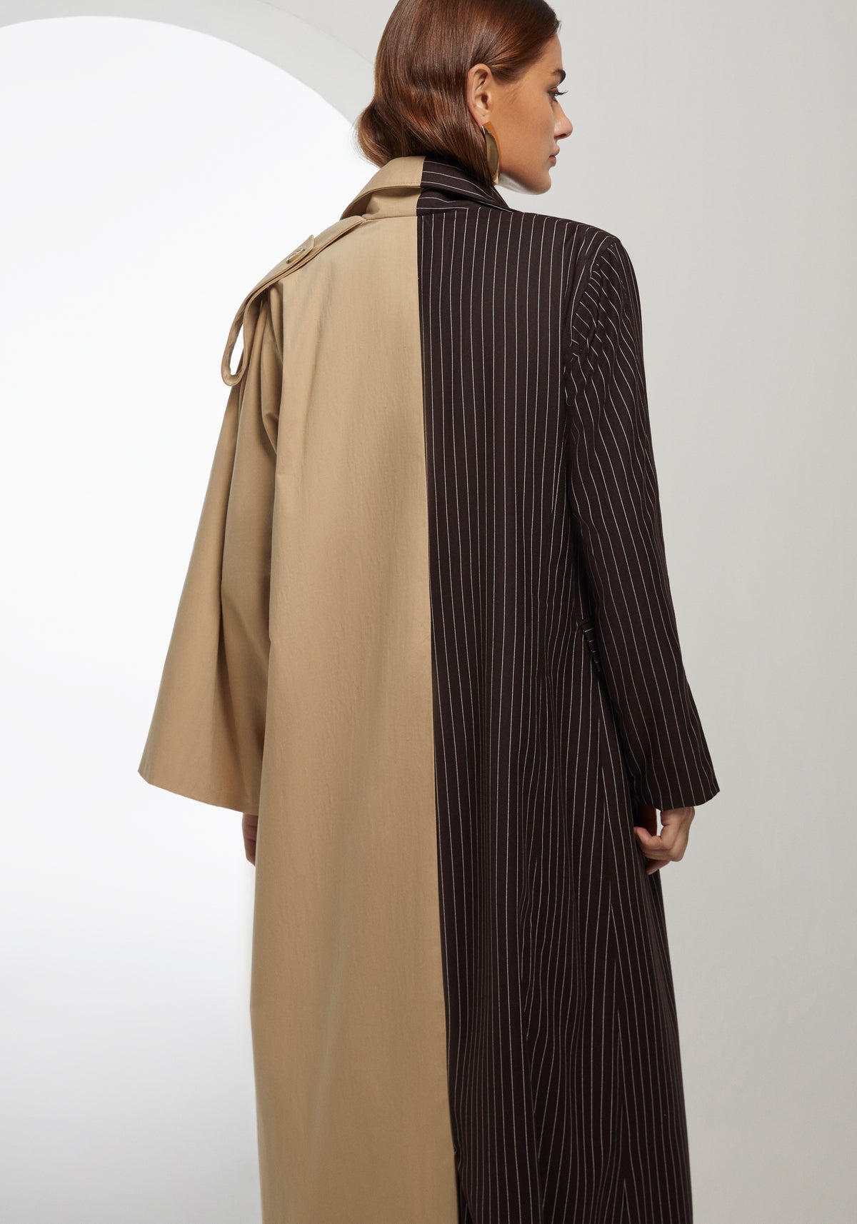 Pinstripe Hybrid Coat