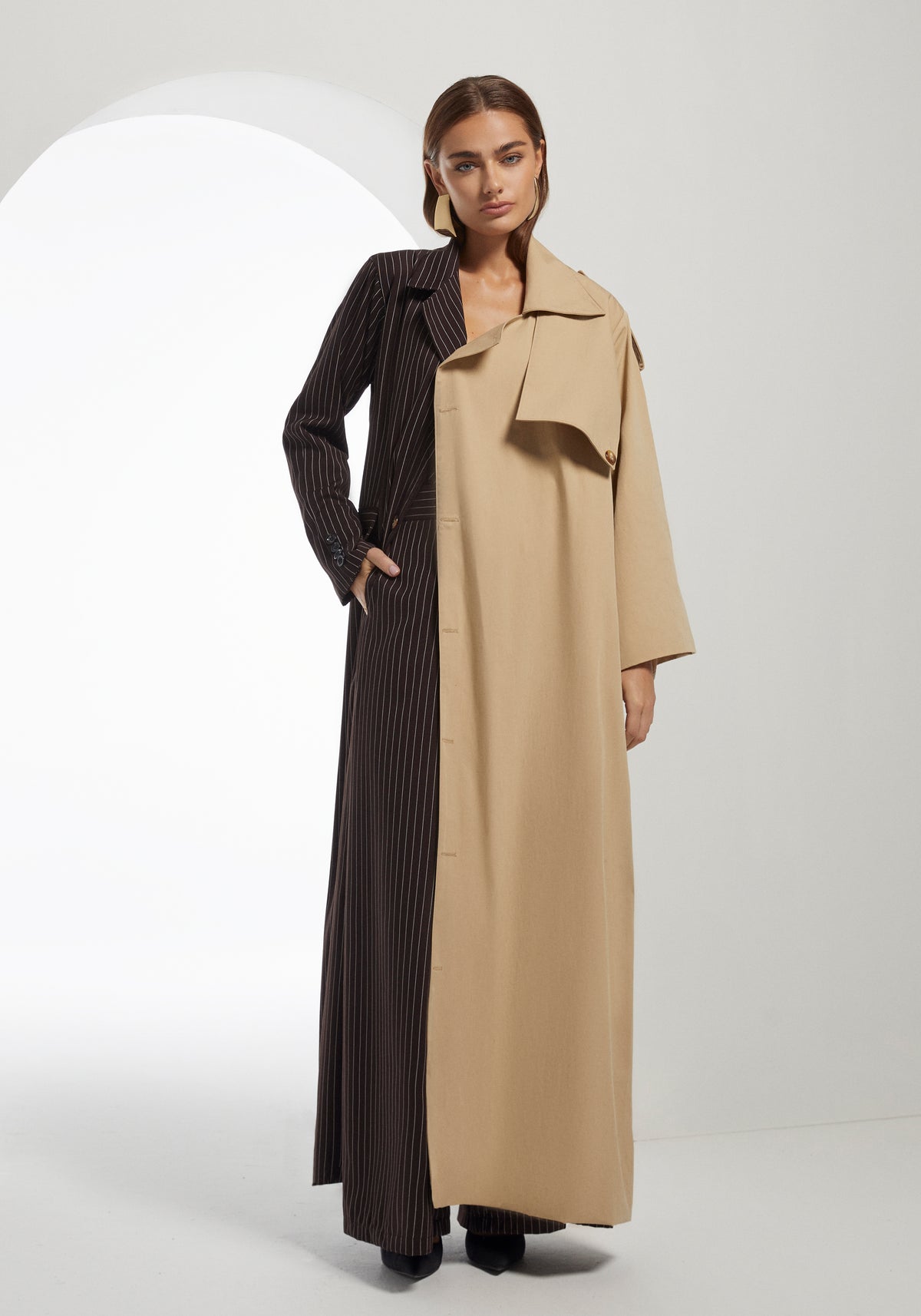 Pinstripe Hybrid Coat