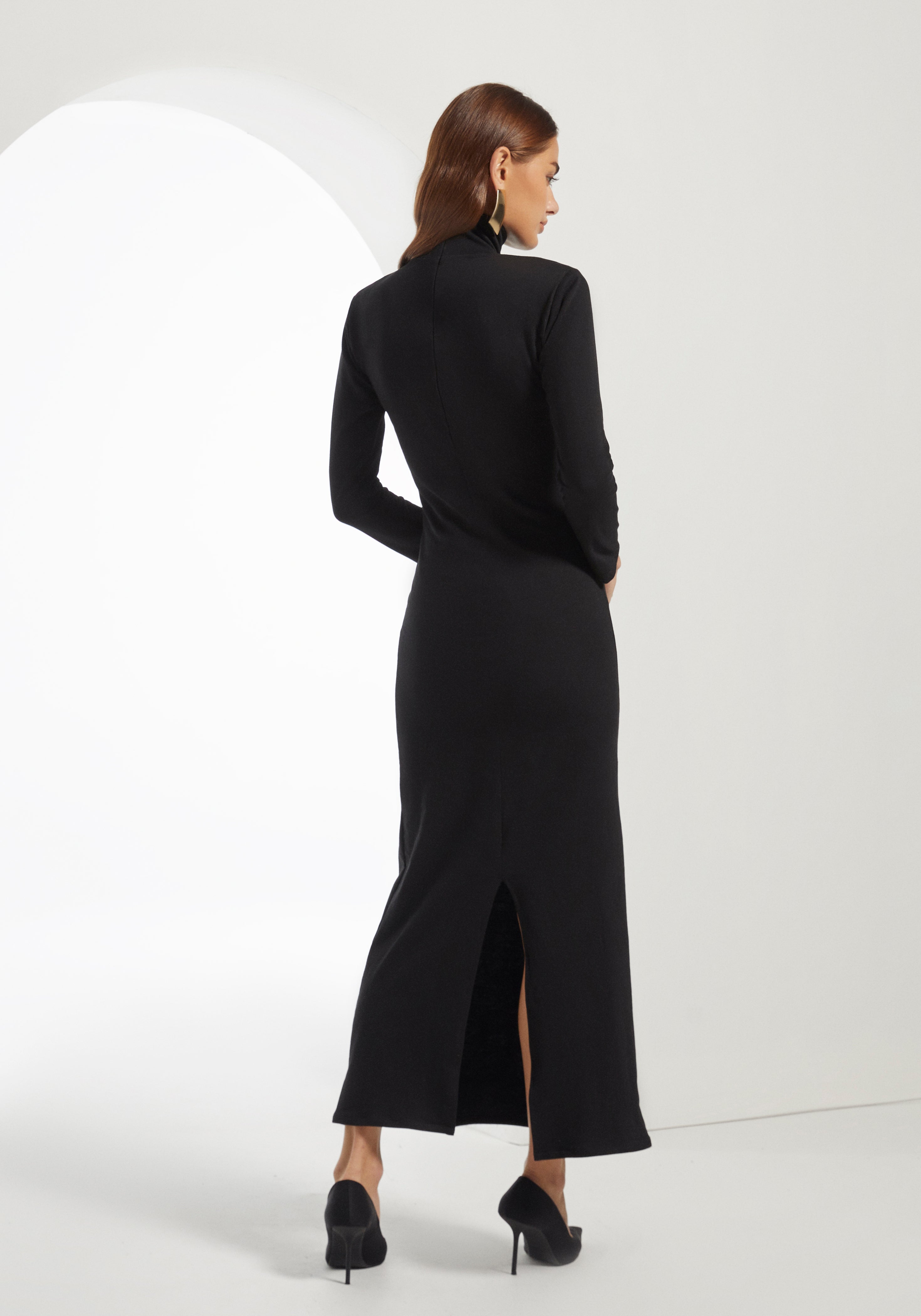 Black Turtleneck Dress
