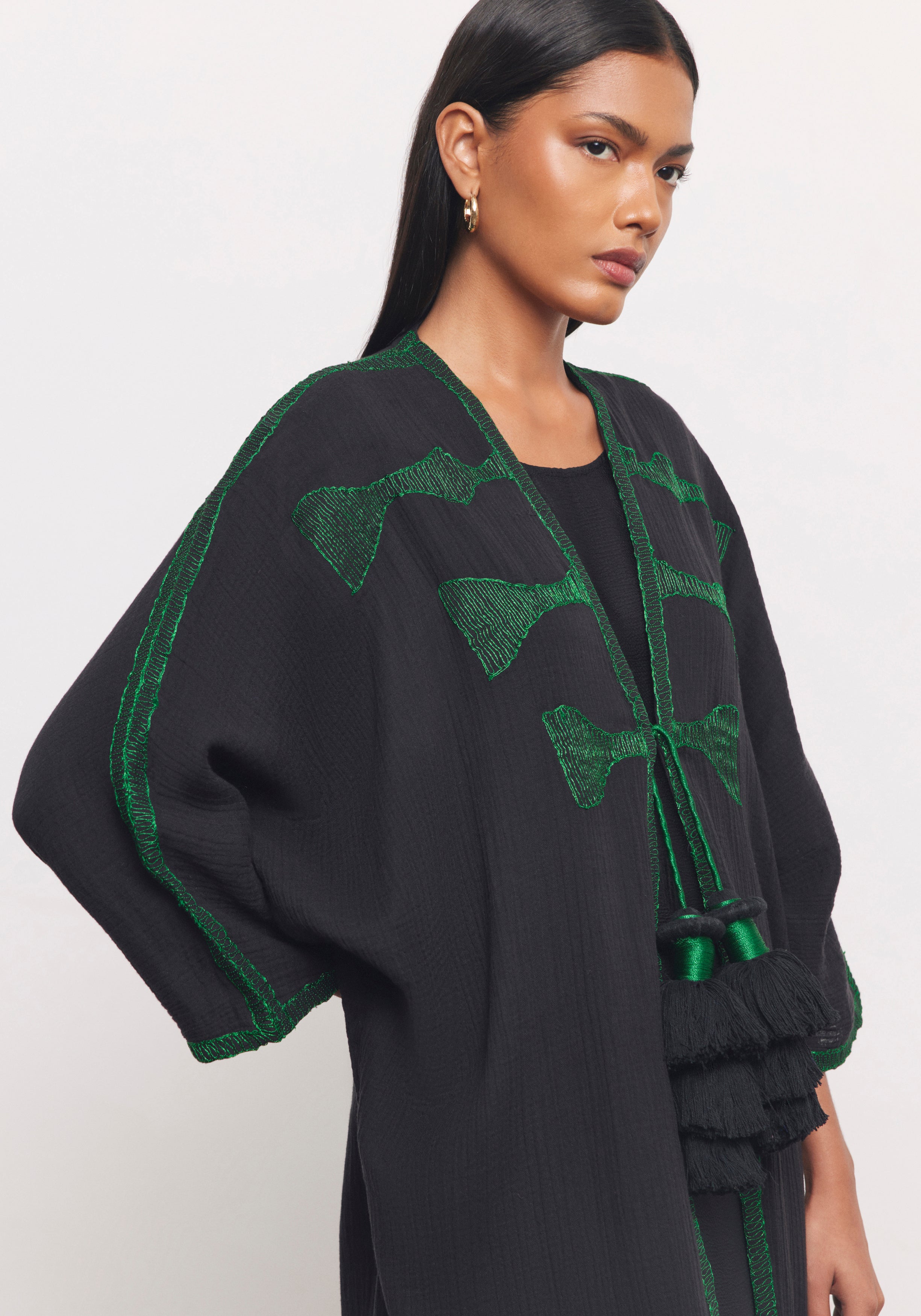 Tasseled Abaya & Shayla
