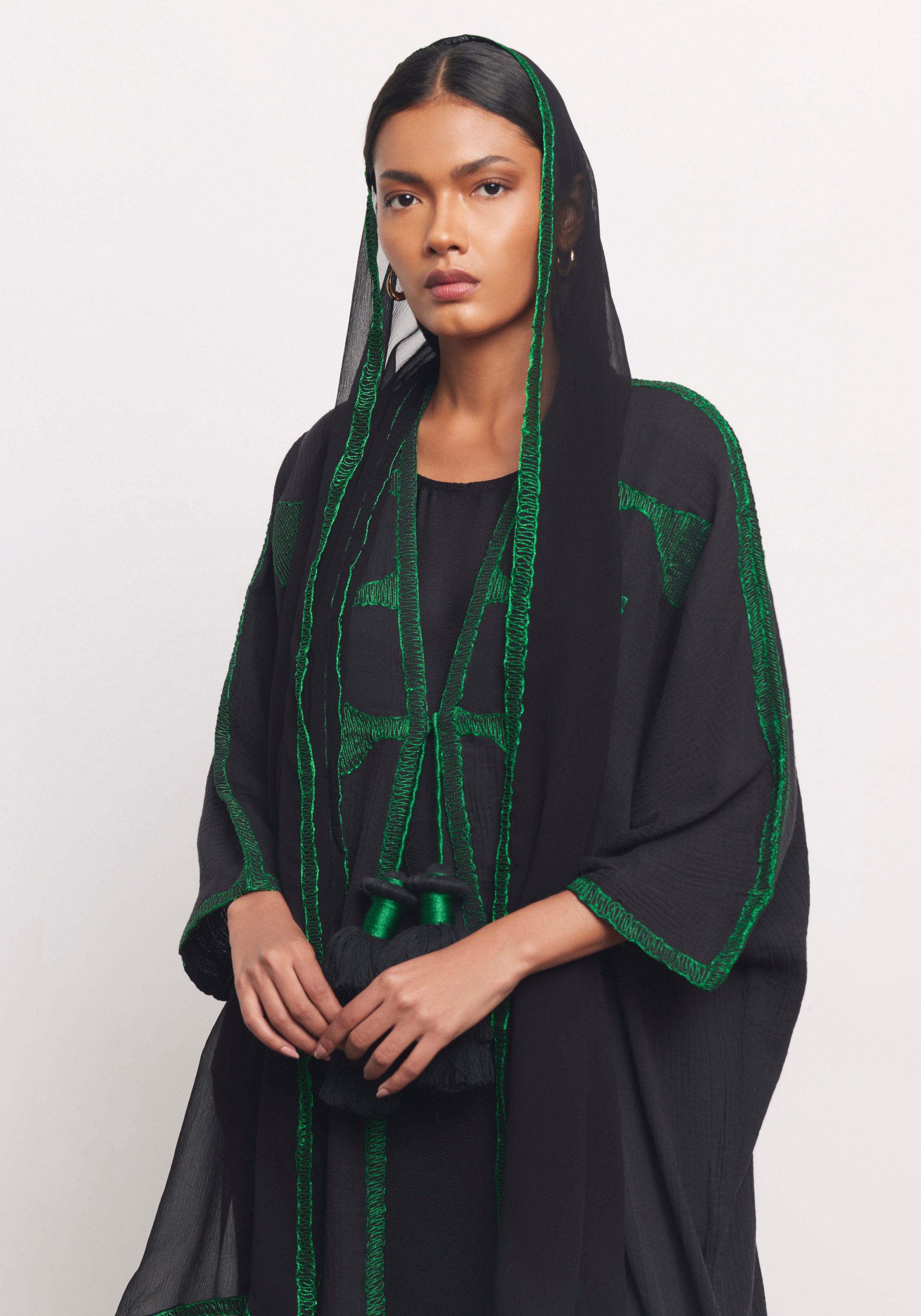Tasseled Abaya & Shayla