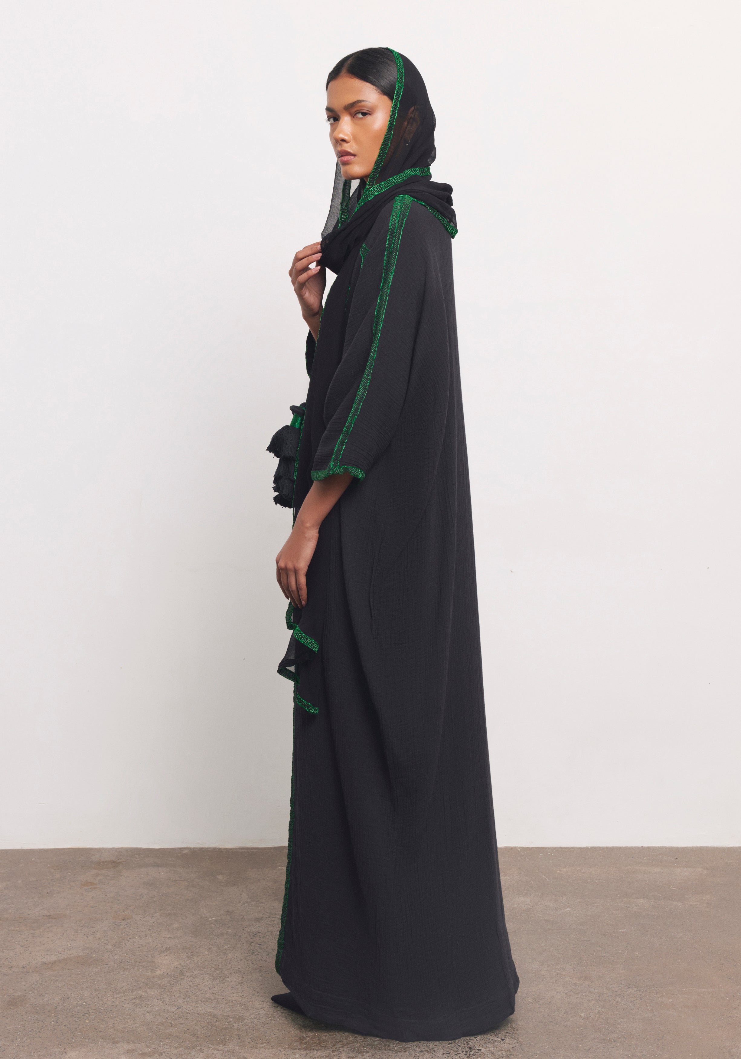 Tasseled Abaya & Shayla