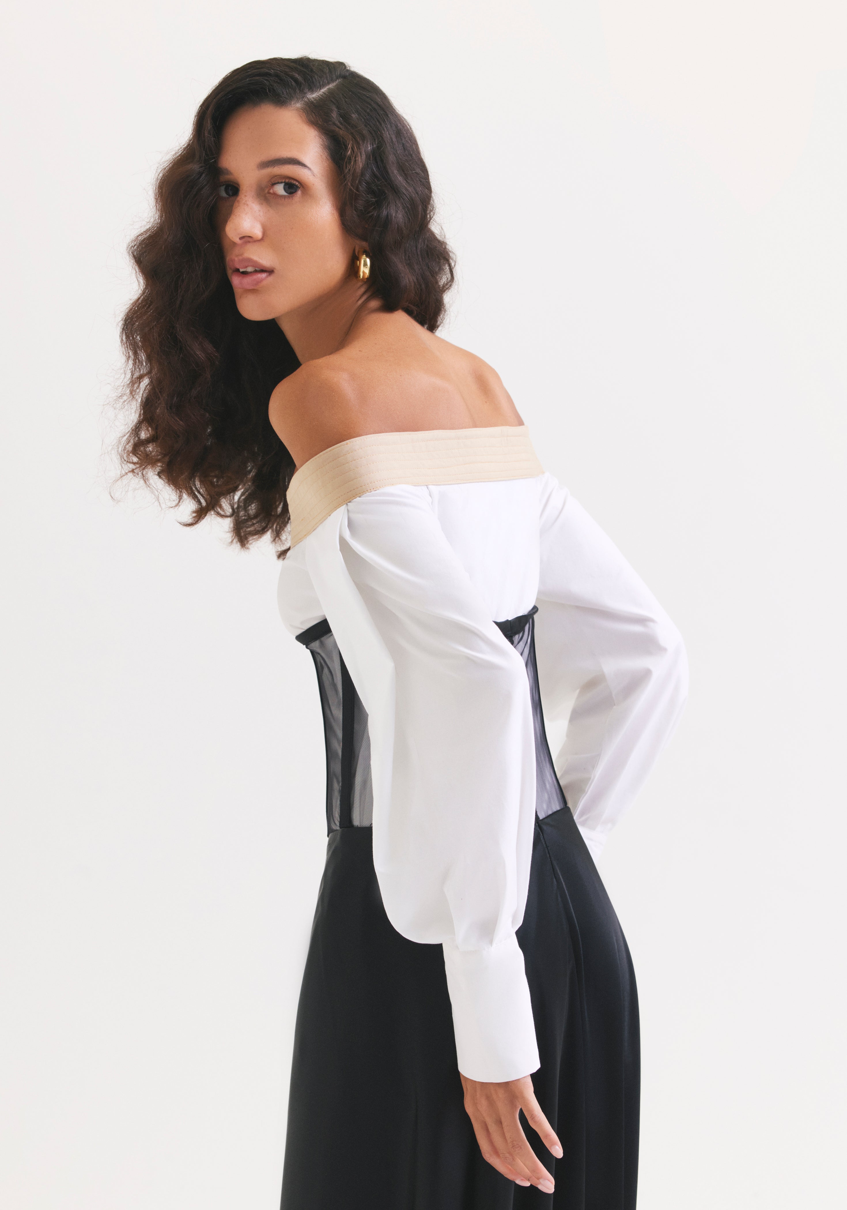 High Corset Black Skirt