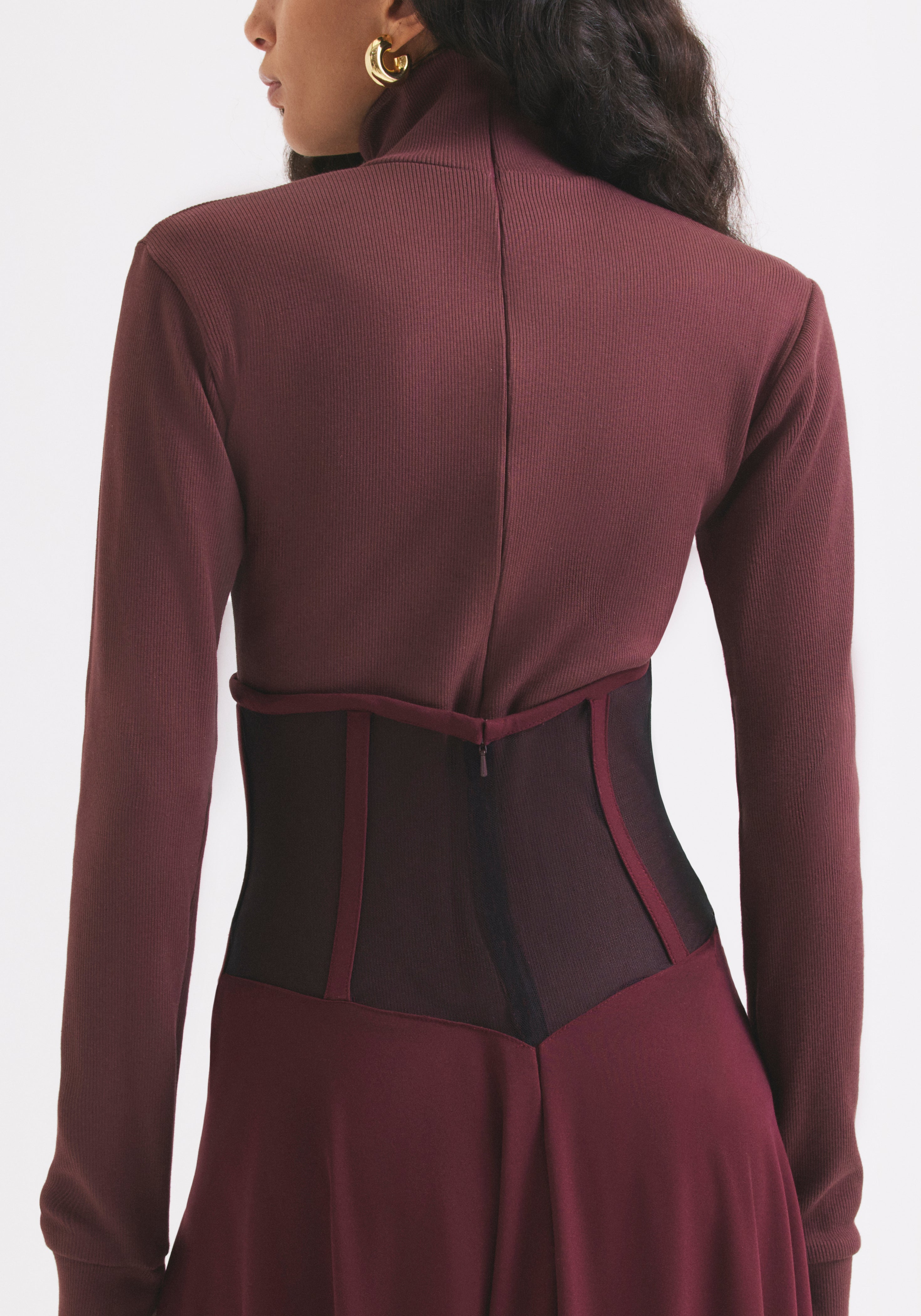 Turtleneck Knit Top