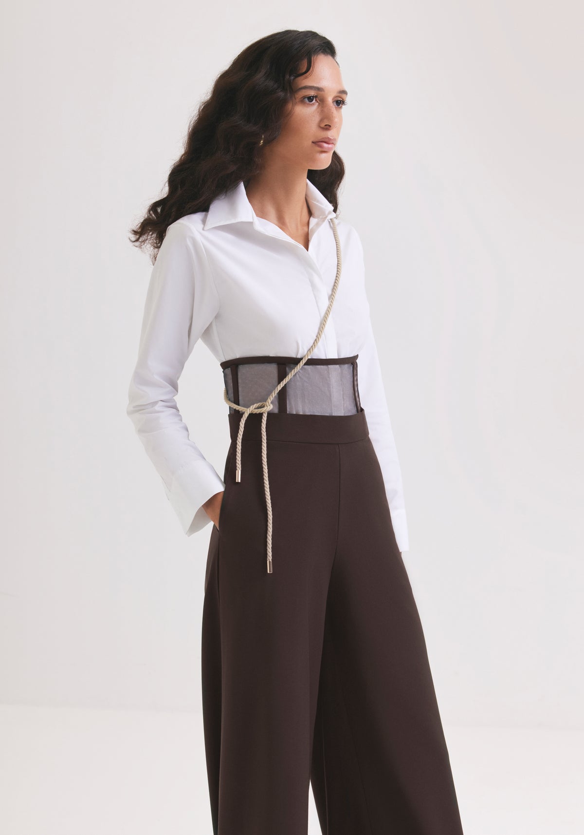 Corset Pants in brown