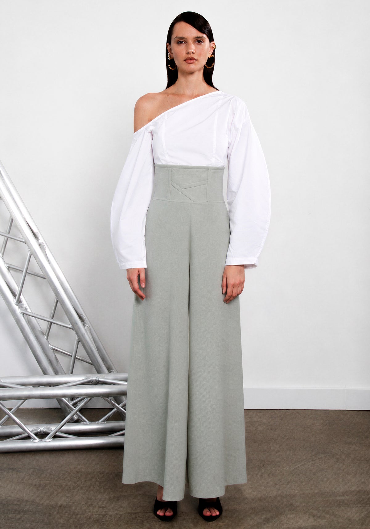 Off-Shoulder white  Blouse