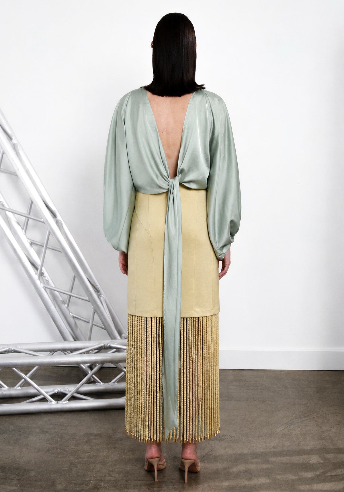 Mintgreen Wrap Blouse