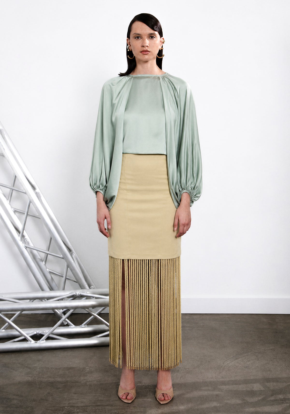 Mintgreen Wrap Blouse
