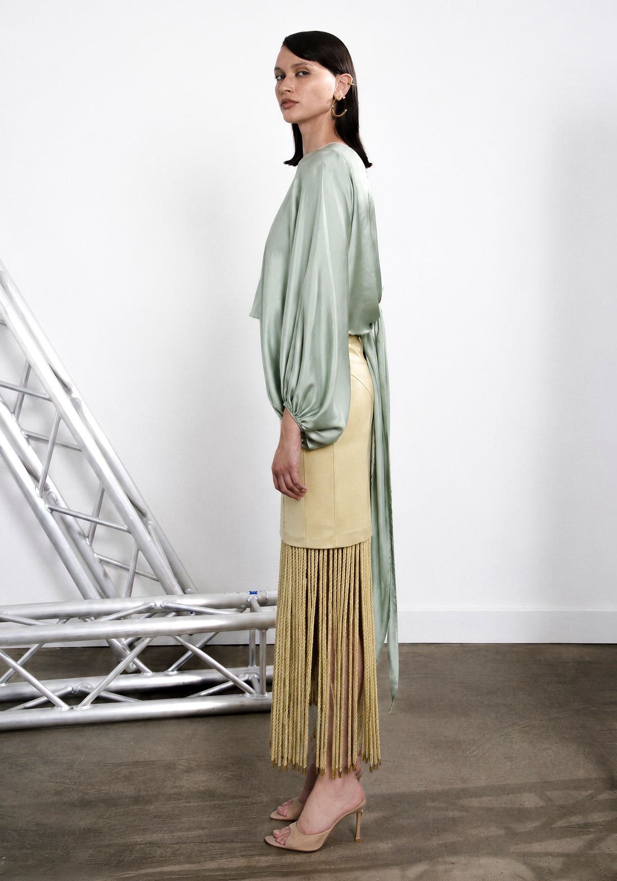 Mintgreen Wrap Blouse