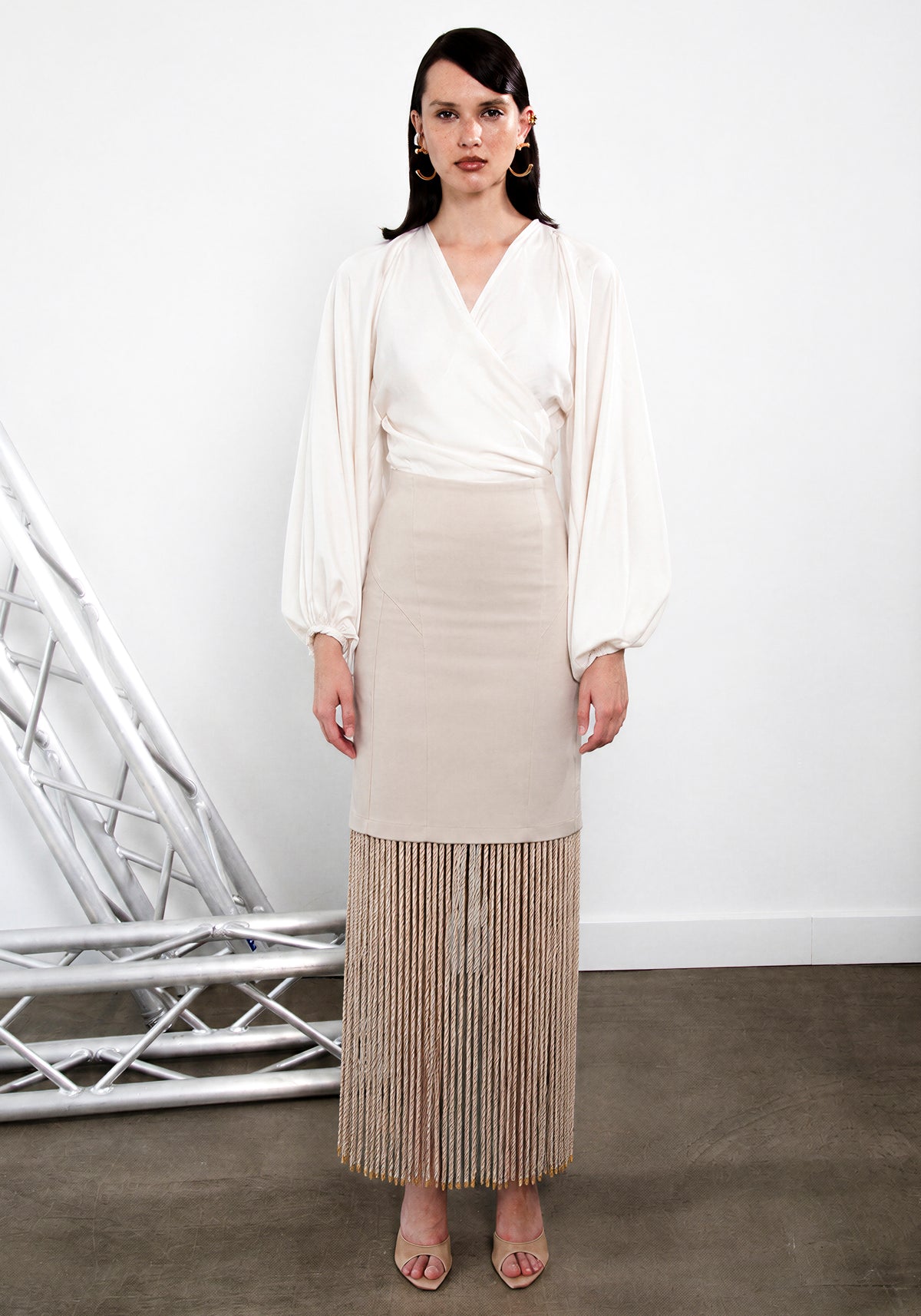 Light Beige Rope Skirt
