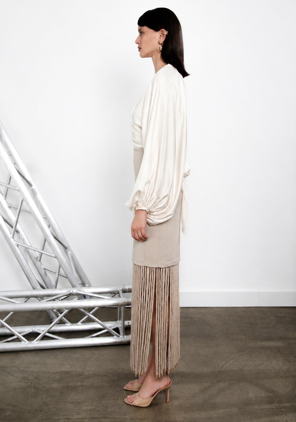 Light Beige Rope Skirt