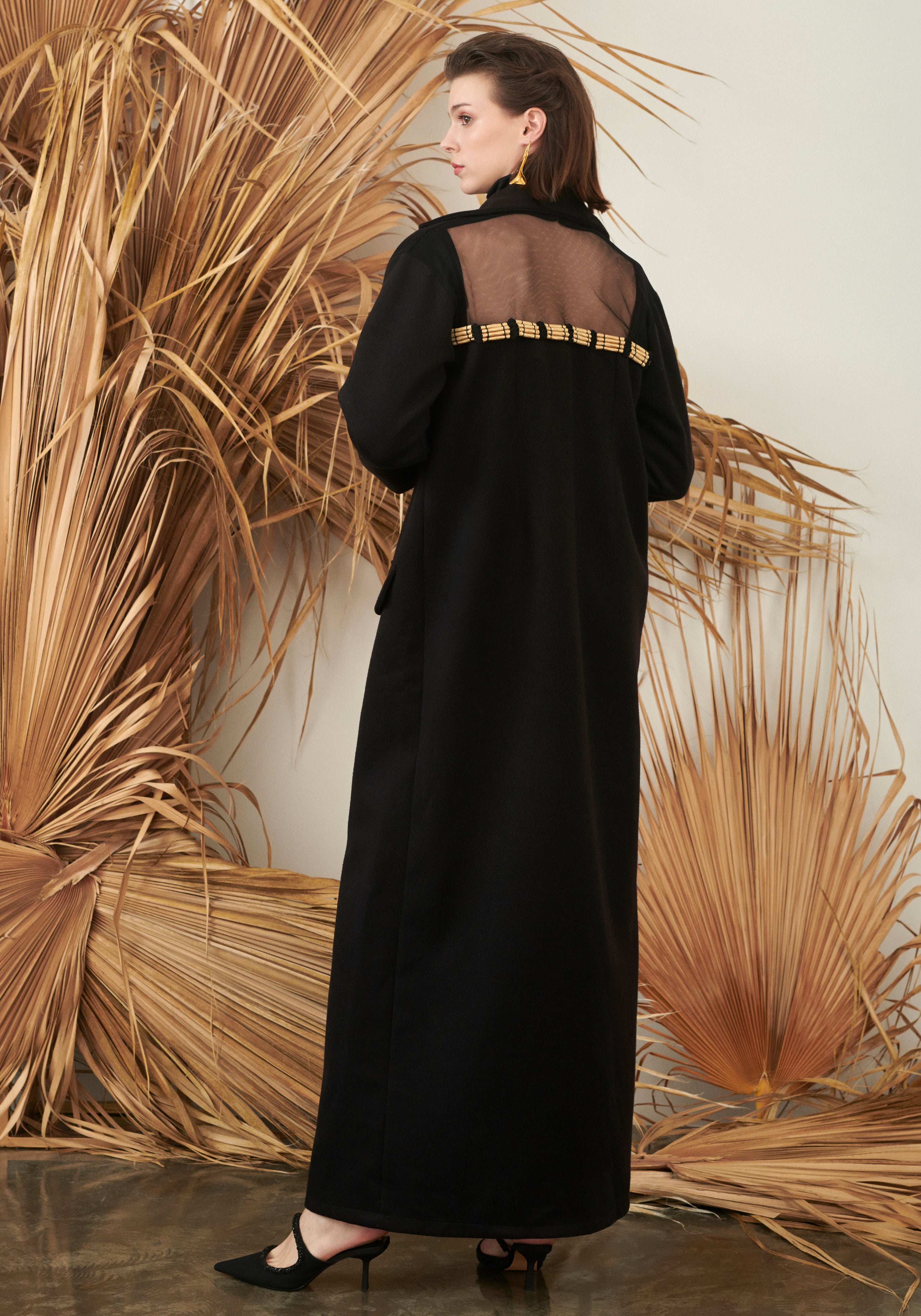 Tailored Black Coat