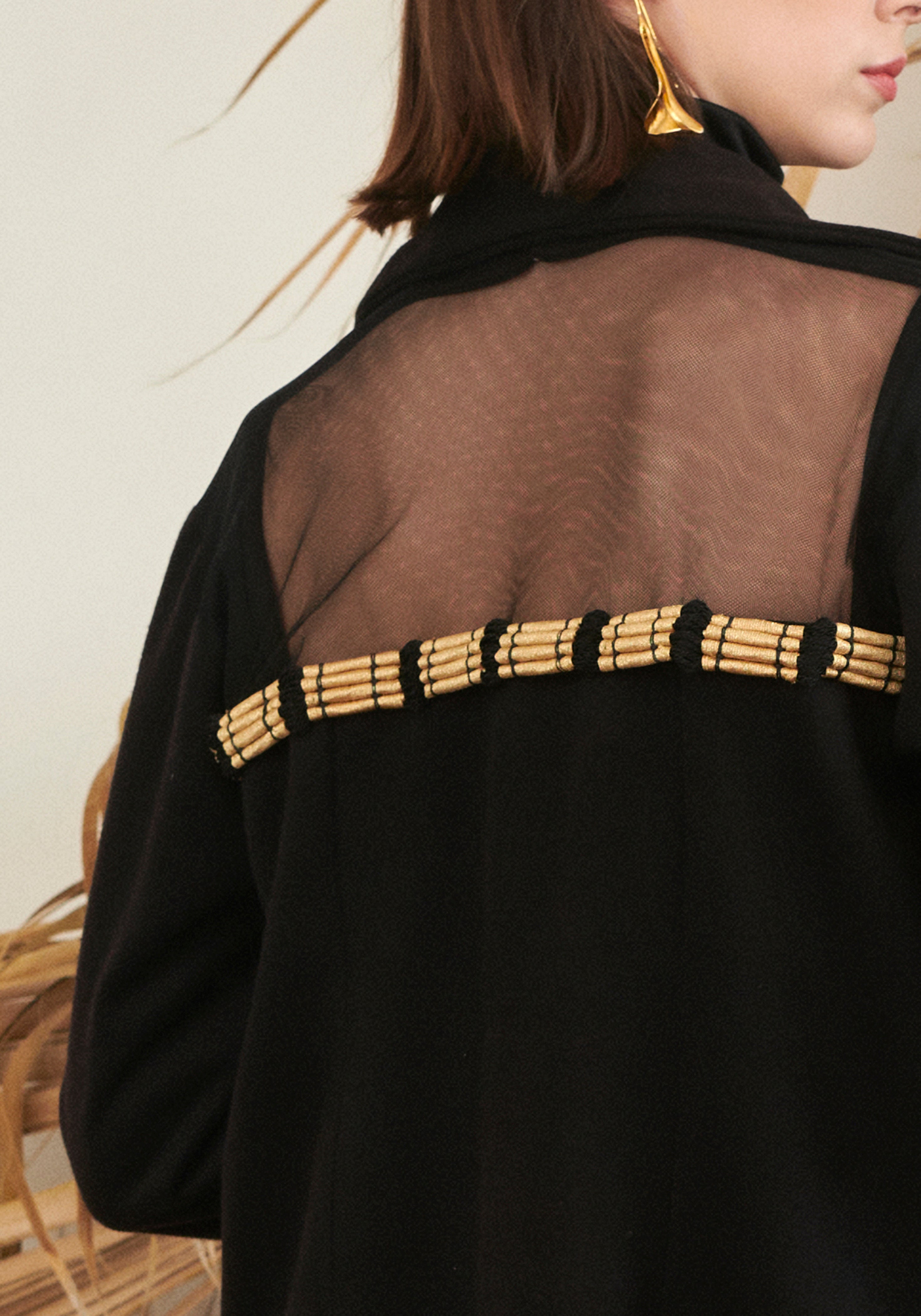 Tailored Black Coat