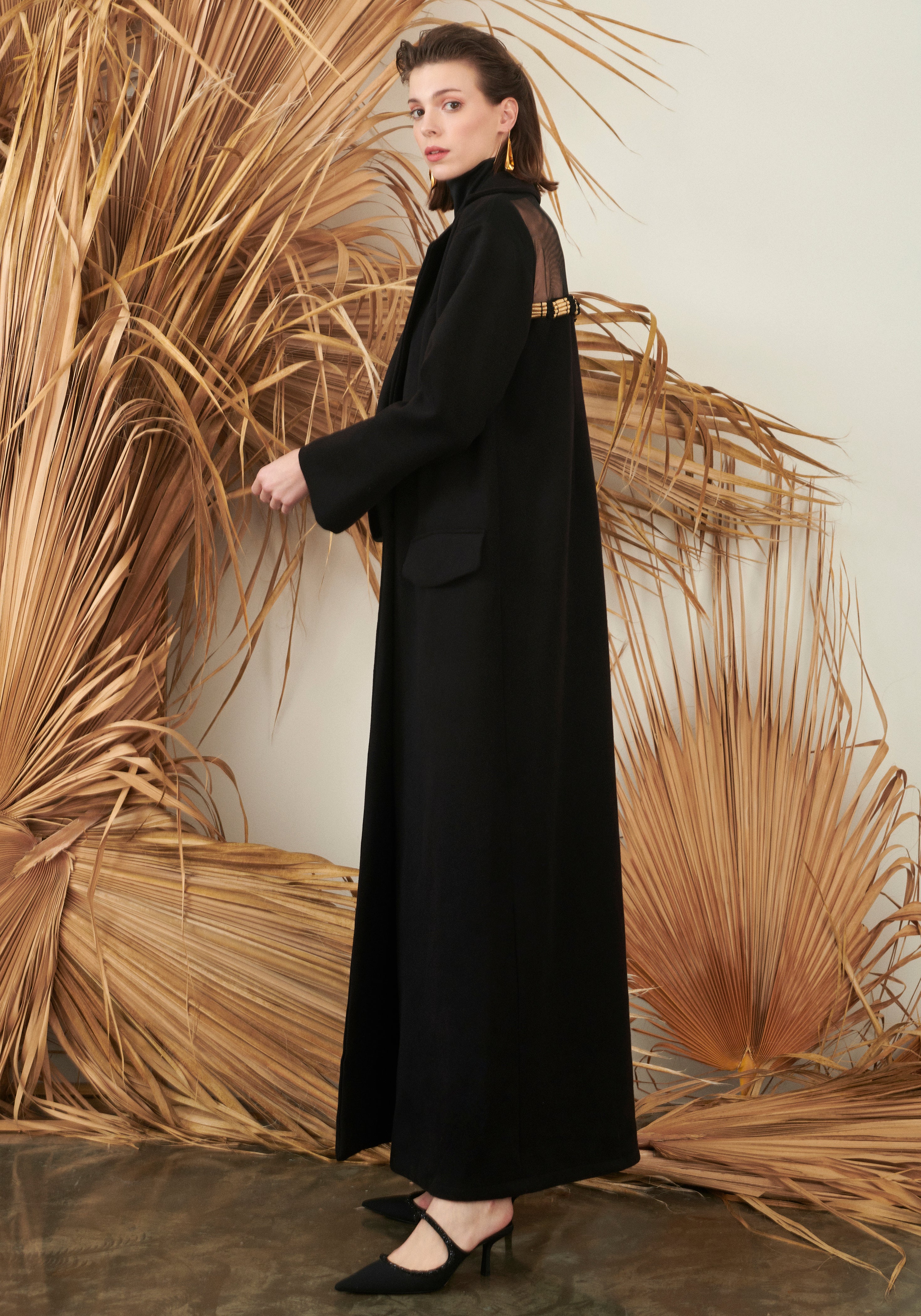 Tailored Black Coat