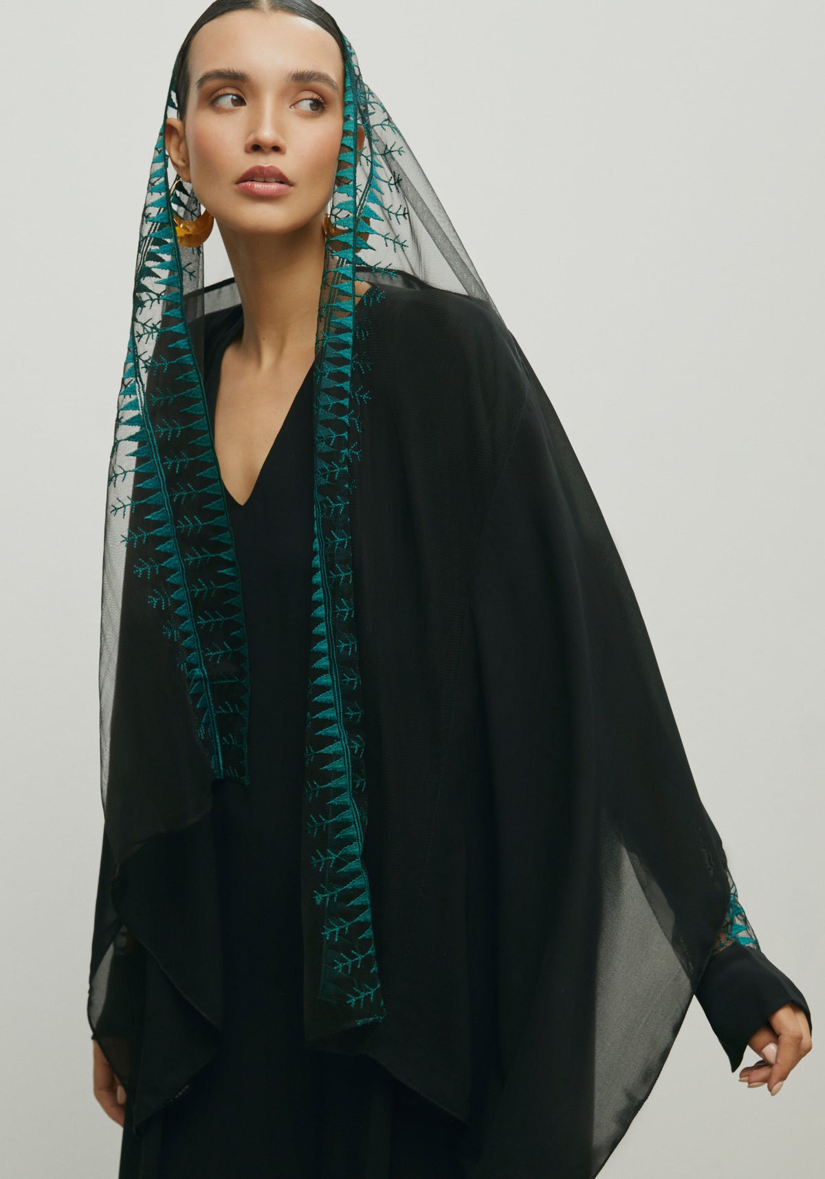 ASSIR TEAL ABAYA/SHAYLA