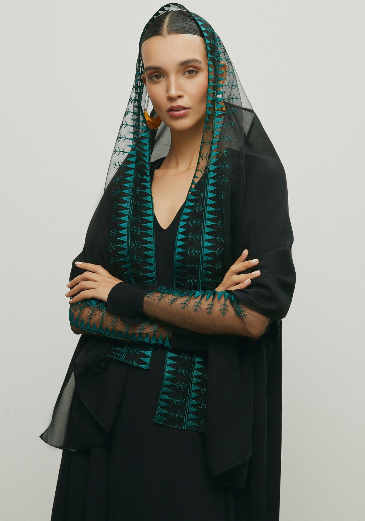 ASSIR TEAL ABAYA/SHAYLA