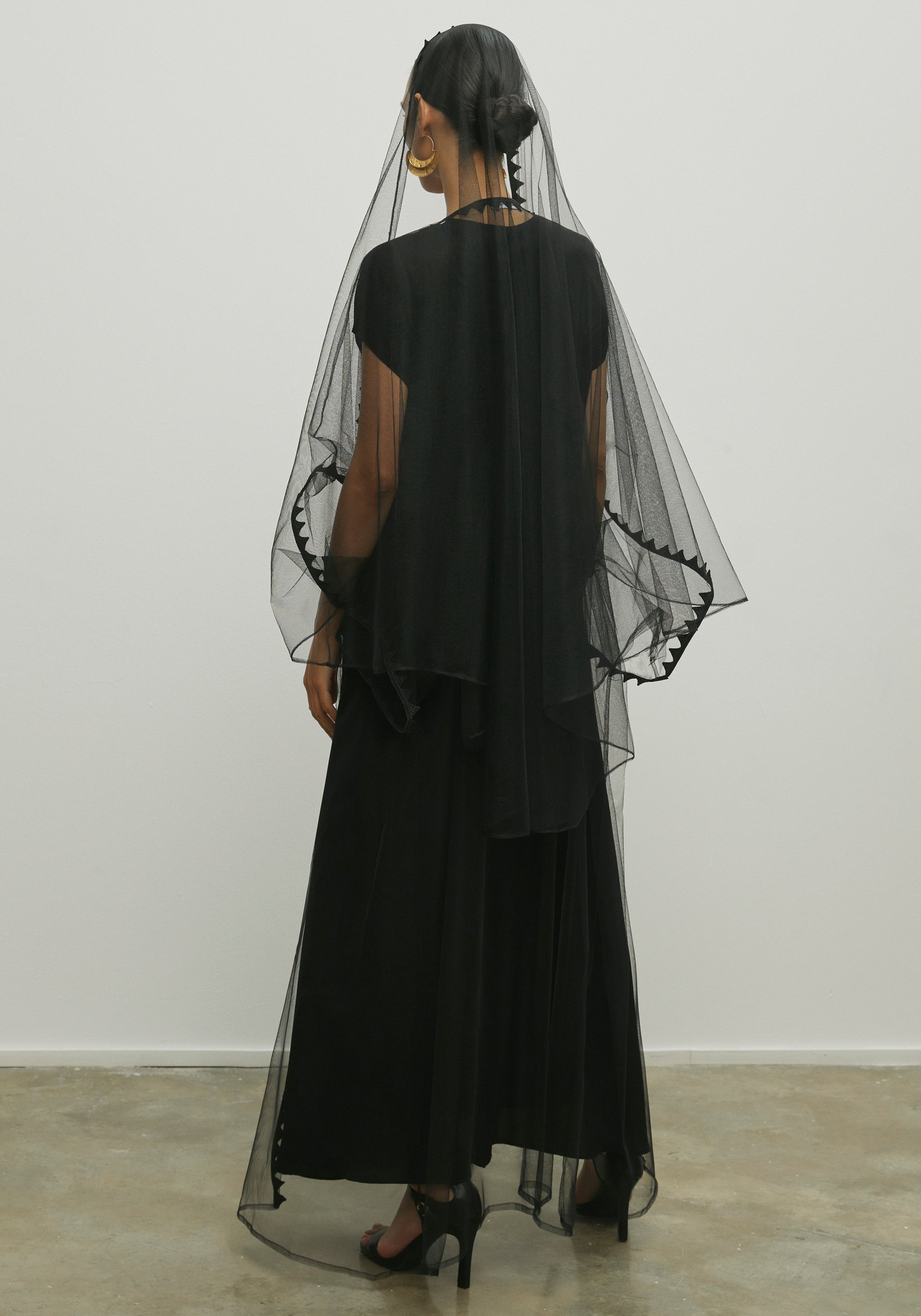 TULLE BLACK ABAYA/SHAYLA