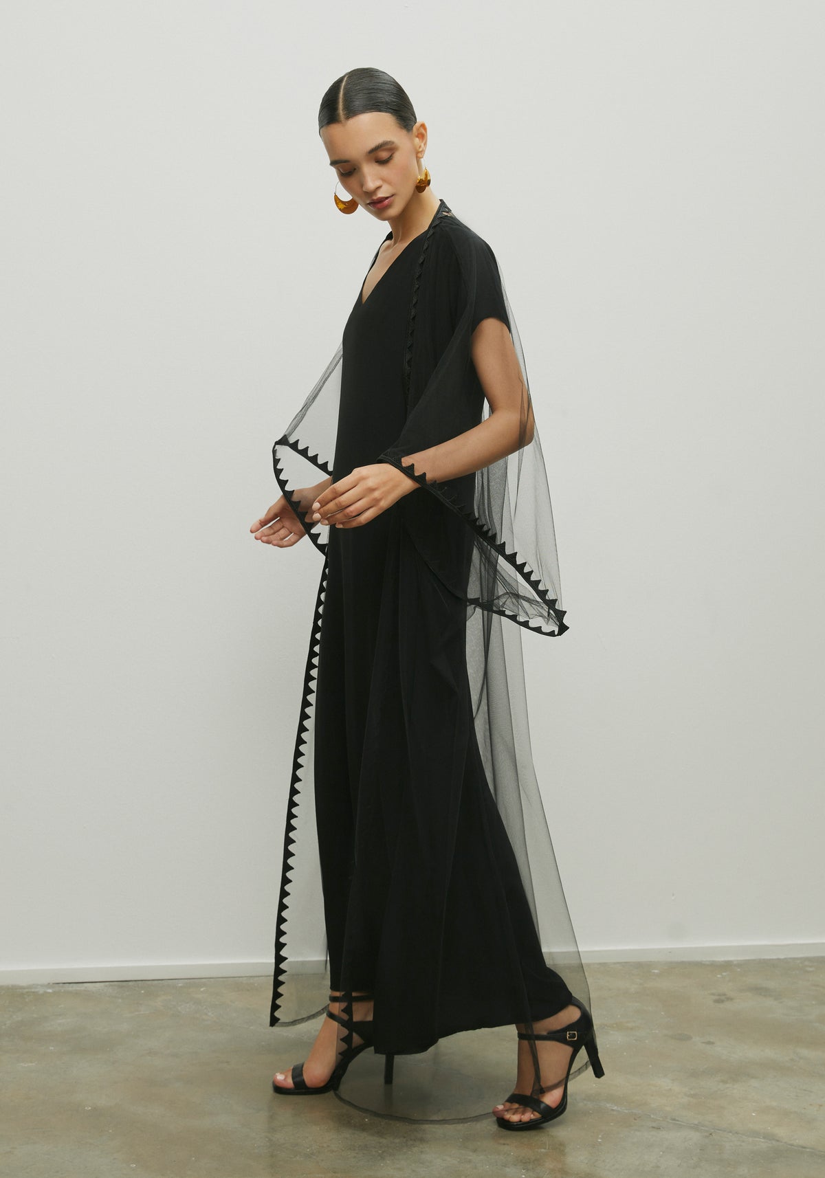 TULLE BLACK ABAYA/SHAYLA