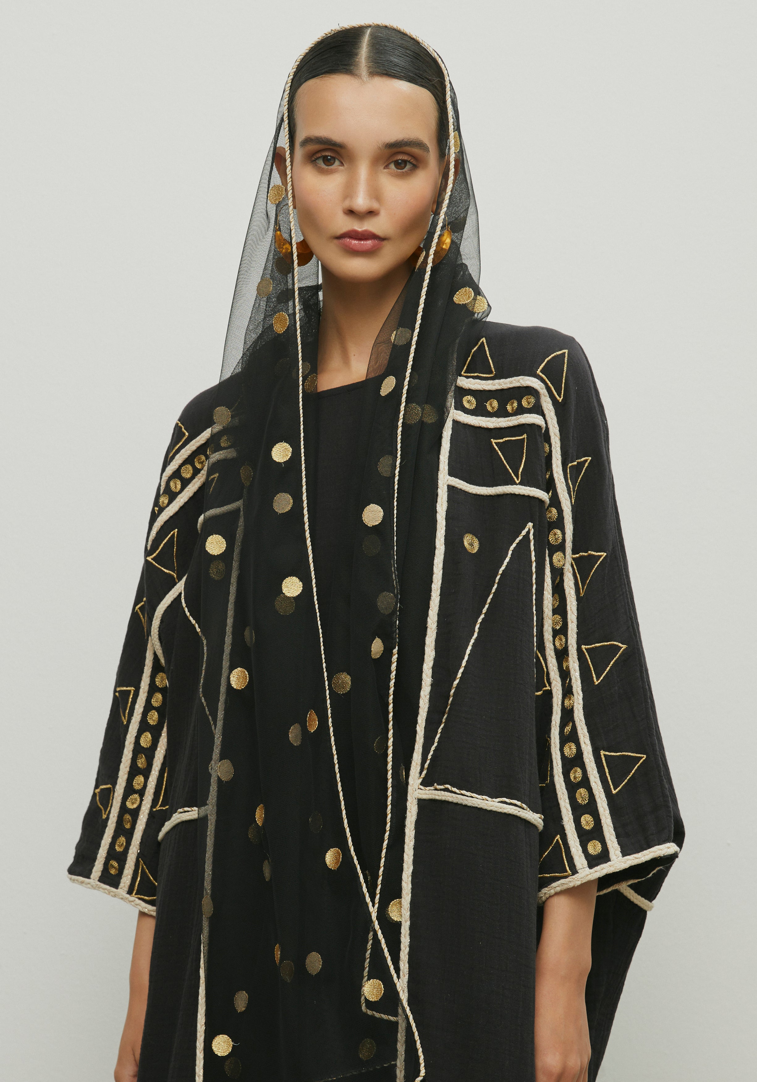 FOUNDING DAY BLACK ABAYA/SHAYLA