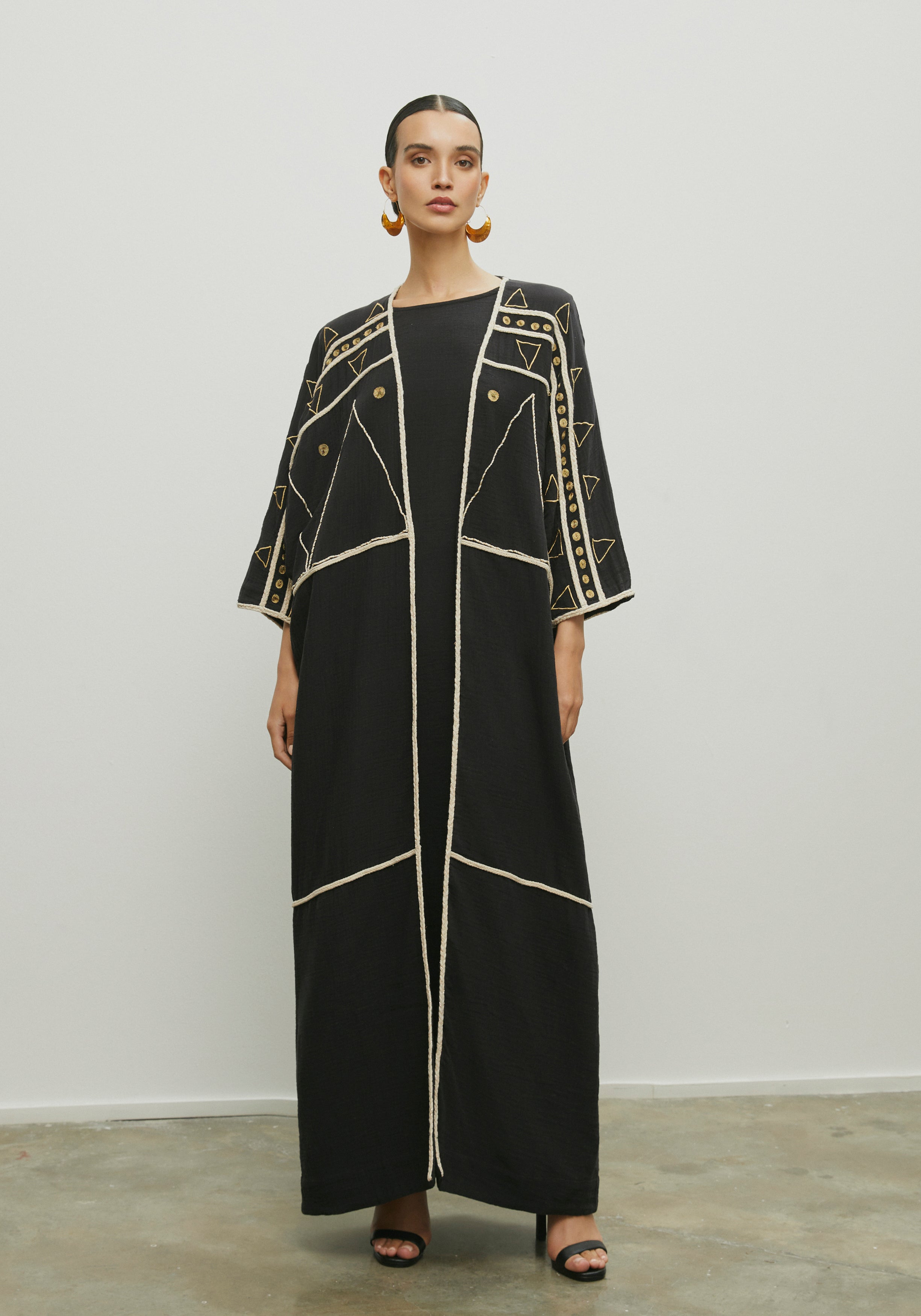 FOUNDING DAY BLACK ABAYA/SHAYLA